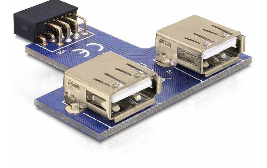 Delock USB 2.0 Adapter USB-A Buchse - USB-Pinheader