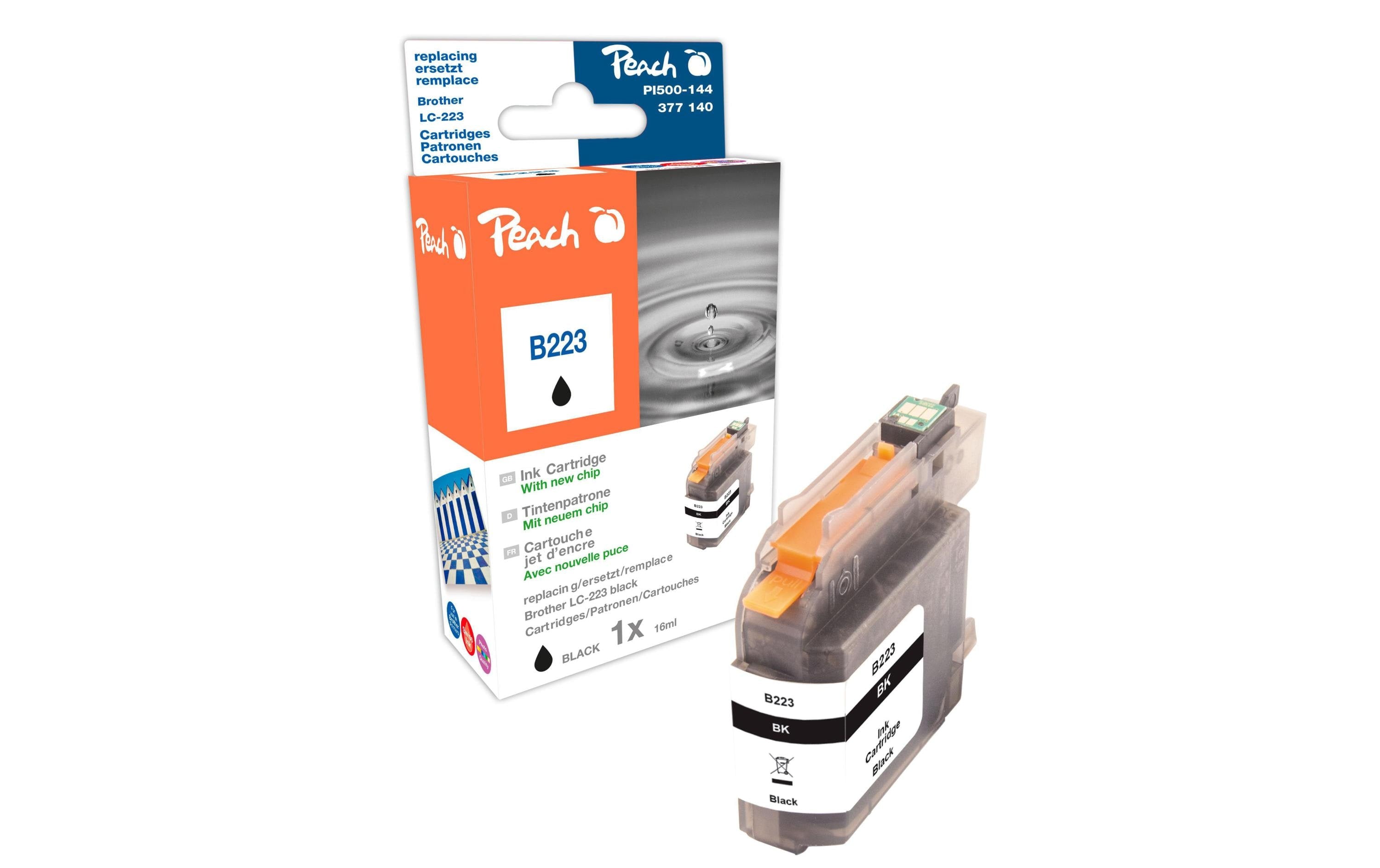 Peach Tinte Brother LC-223bk Black