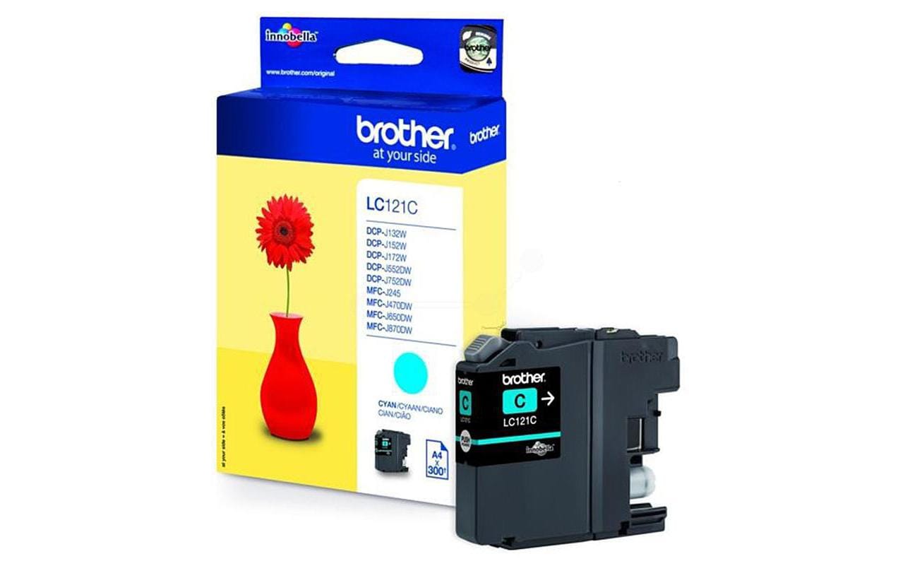 Brother Tinte LC-121C Cyan
