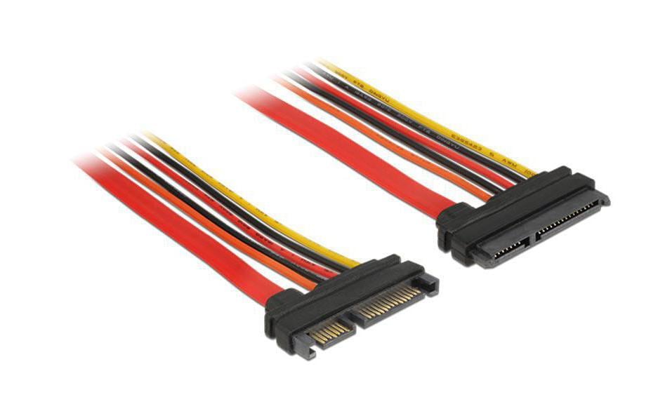Delock SATA3-Kabel 3.3/5/12 Volt Verlängerung 1 m