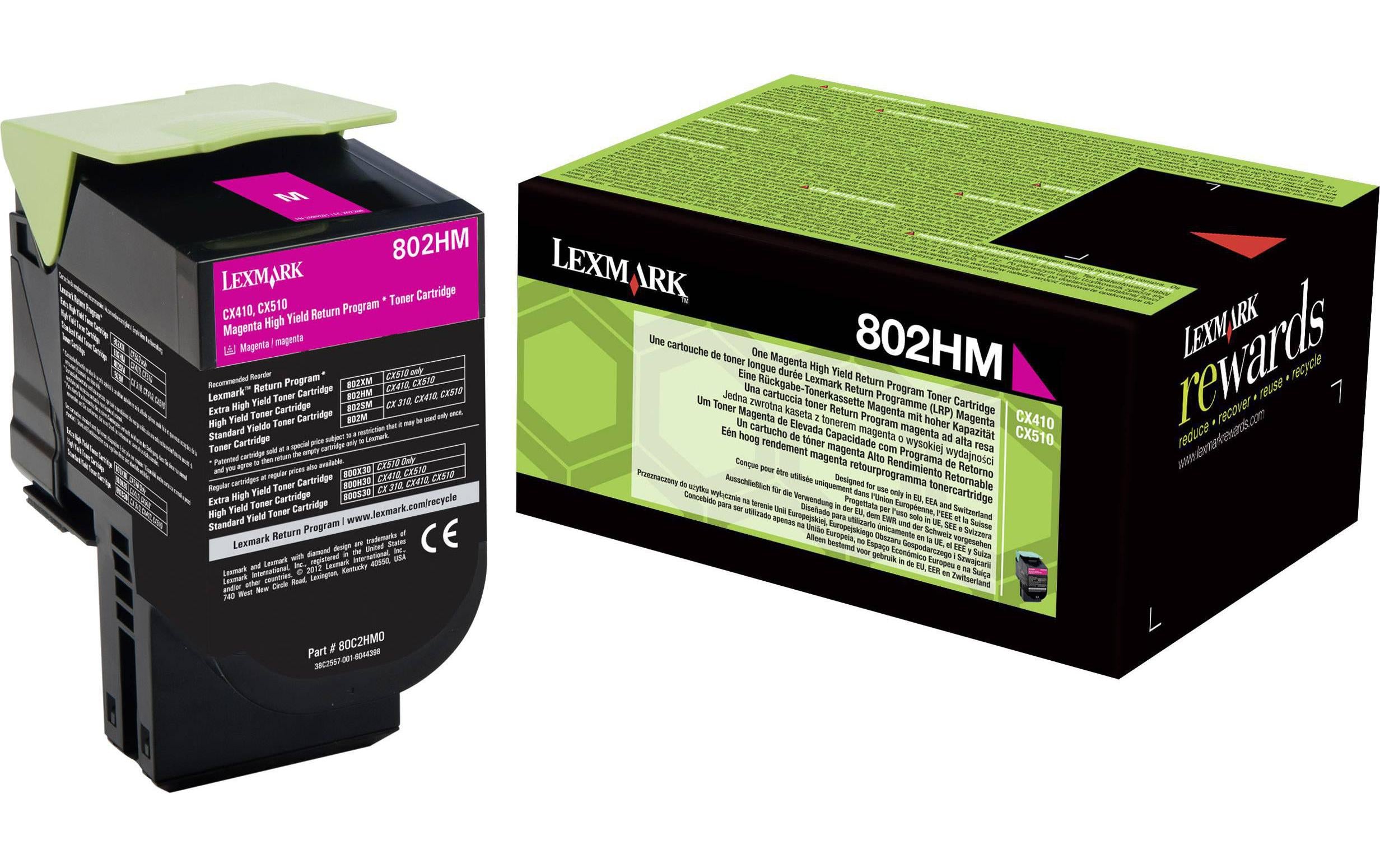 Lexmark Toner 80C2HM0 Magenta