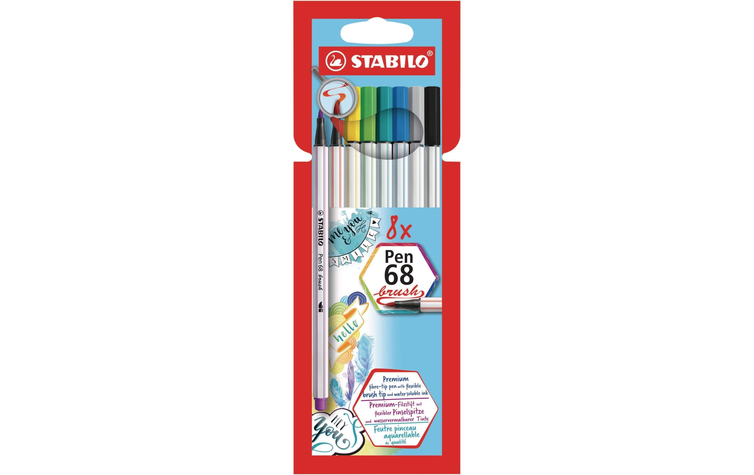 STABILO Filzstift Pen 68 8 Stück