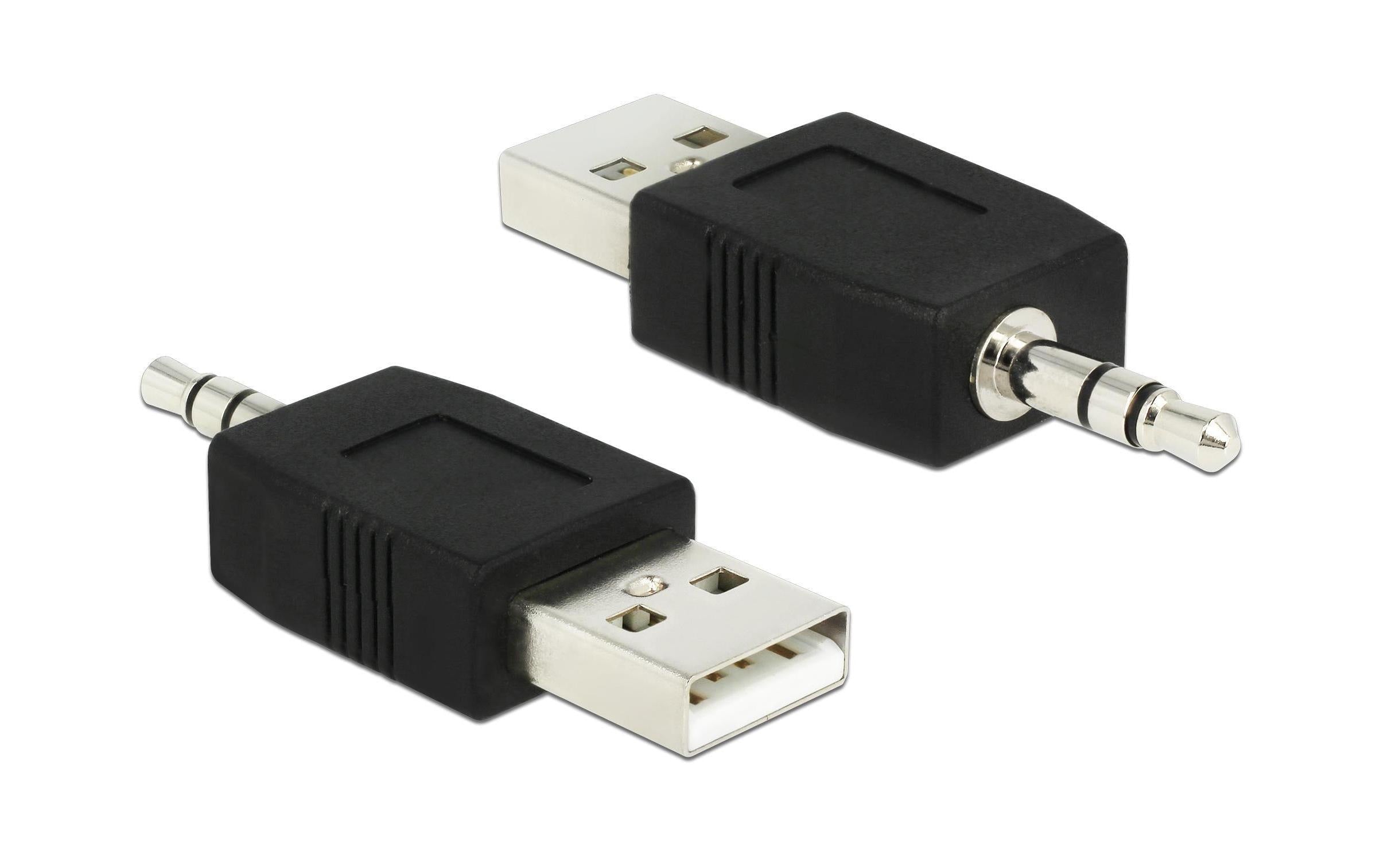 Delock USB 2.0 Adapter 66069 USB-A Stecker - 3.5 mm Klinke