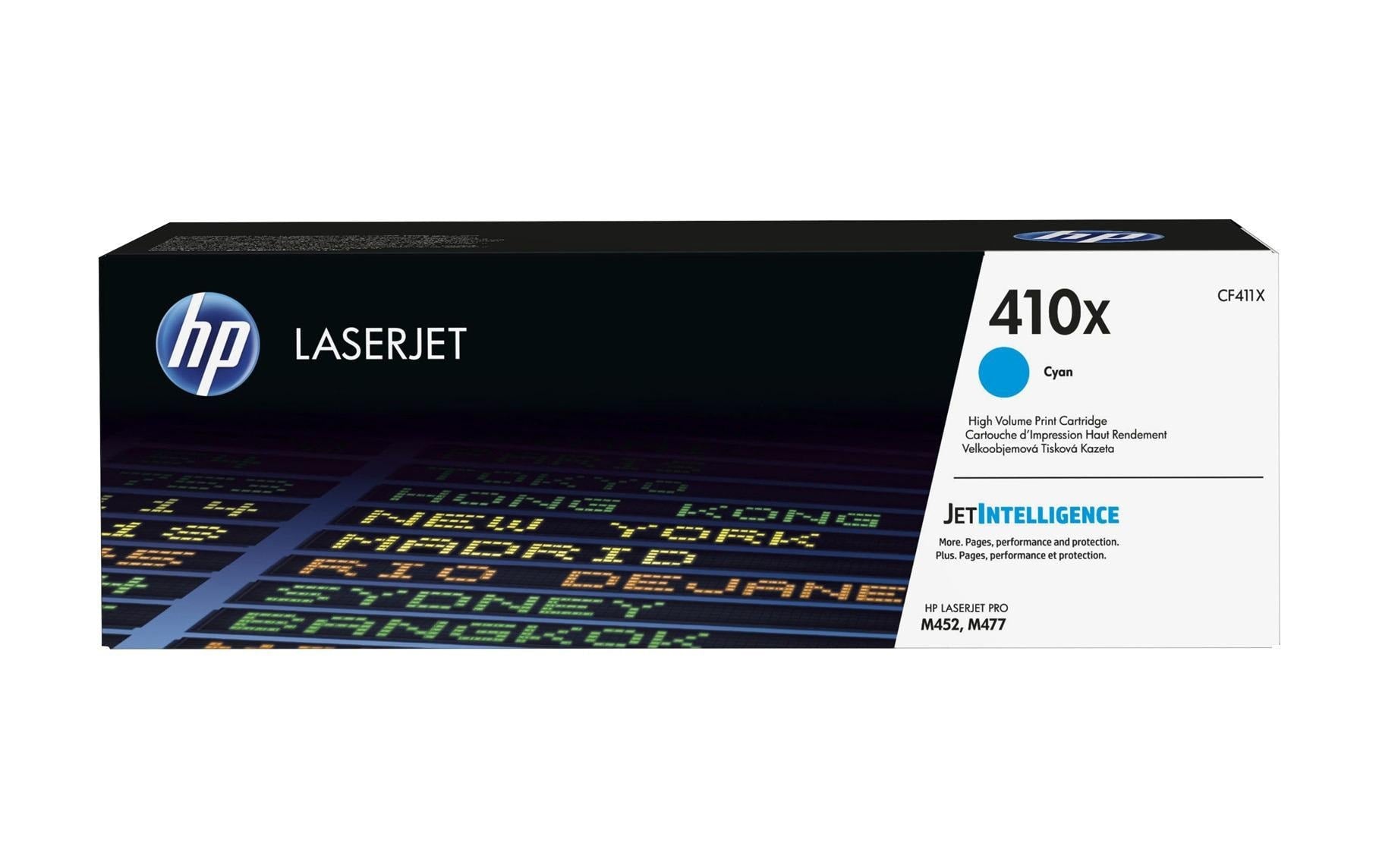 HP Toner Nr. 410X (CF411X) Cyan
