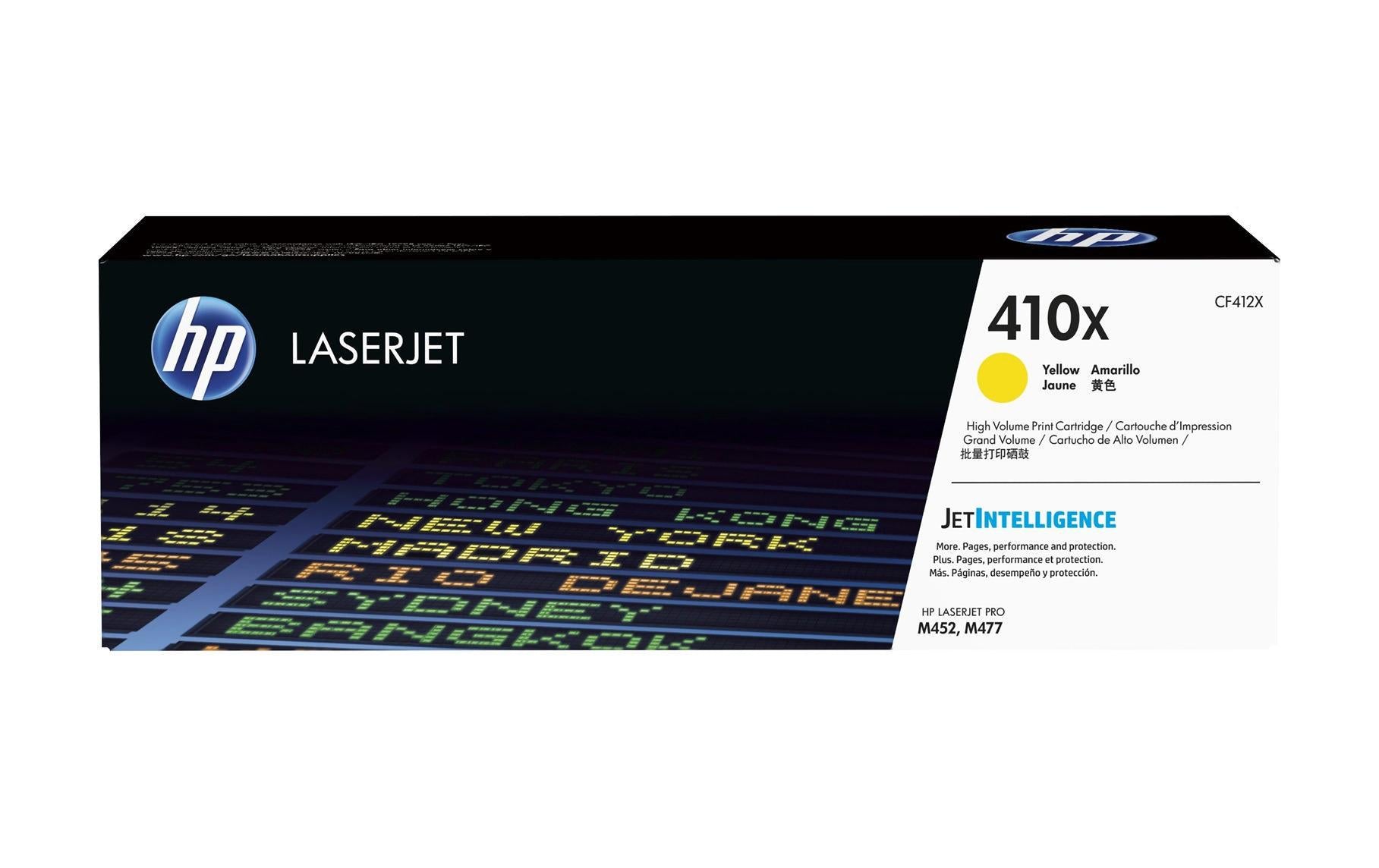HP Toner Nr. 410X (CF412X) Yellow