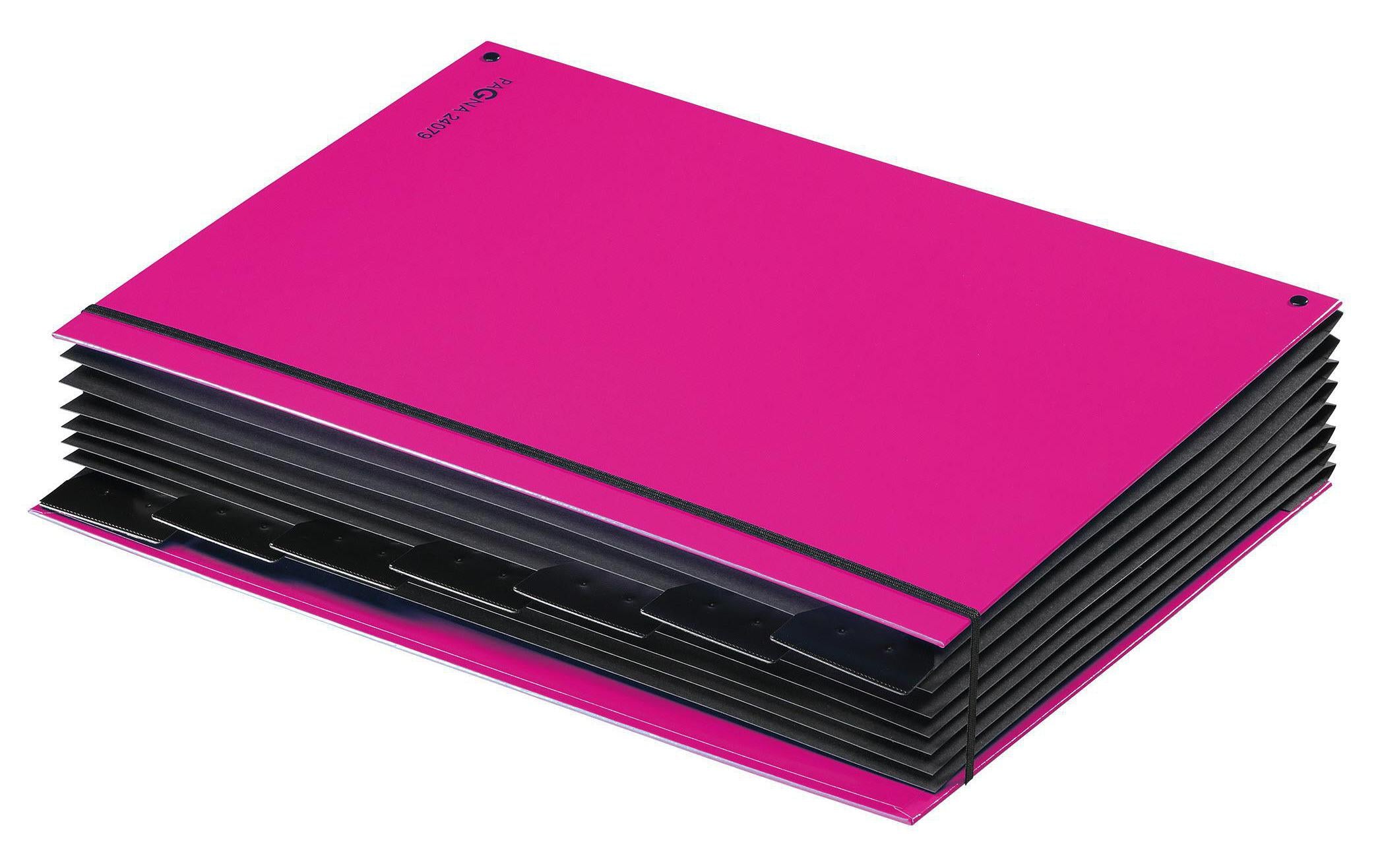 Pagna Ordnungsmappe A4 Trend Pink, 7 Fächer