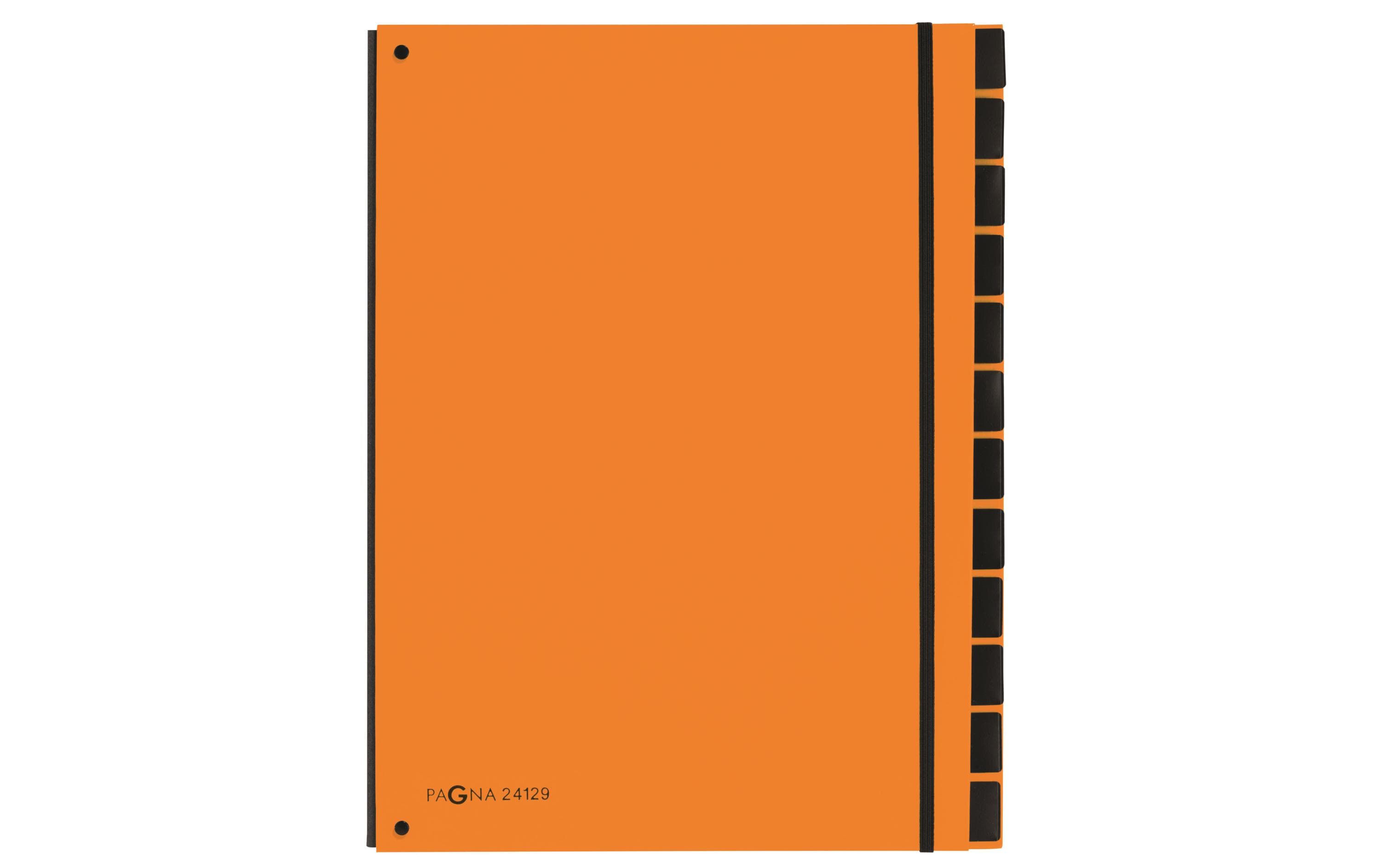 Pagna Ordnungsmappe A4 Trend Orange, 12 Fächer