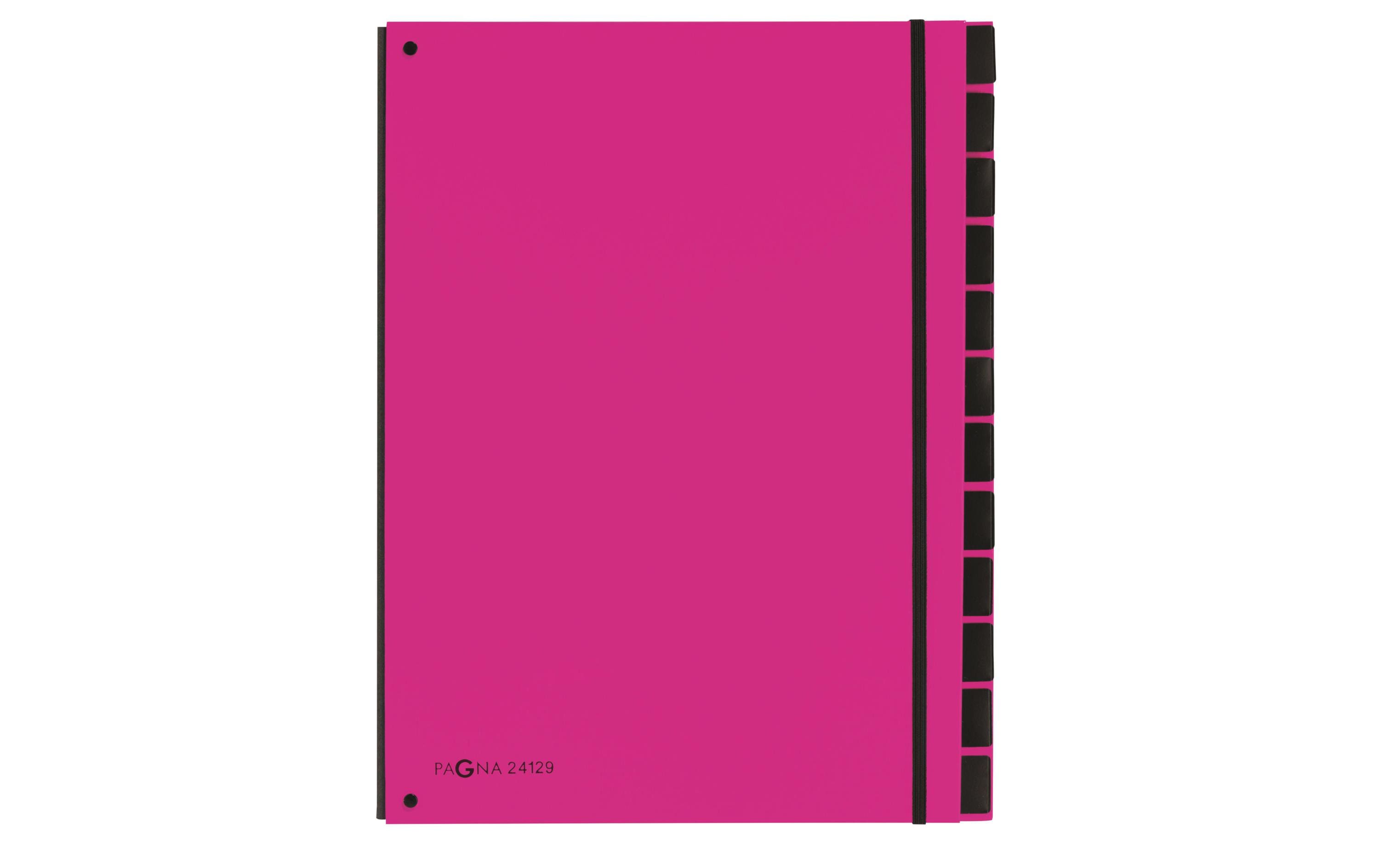 Pagna Ordnungsmappe A4 Trend, Pink, 12 Fächer