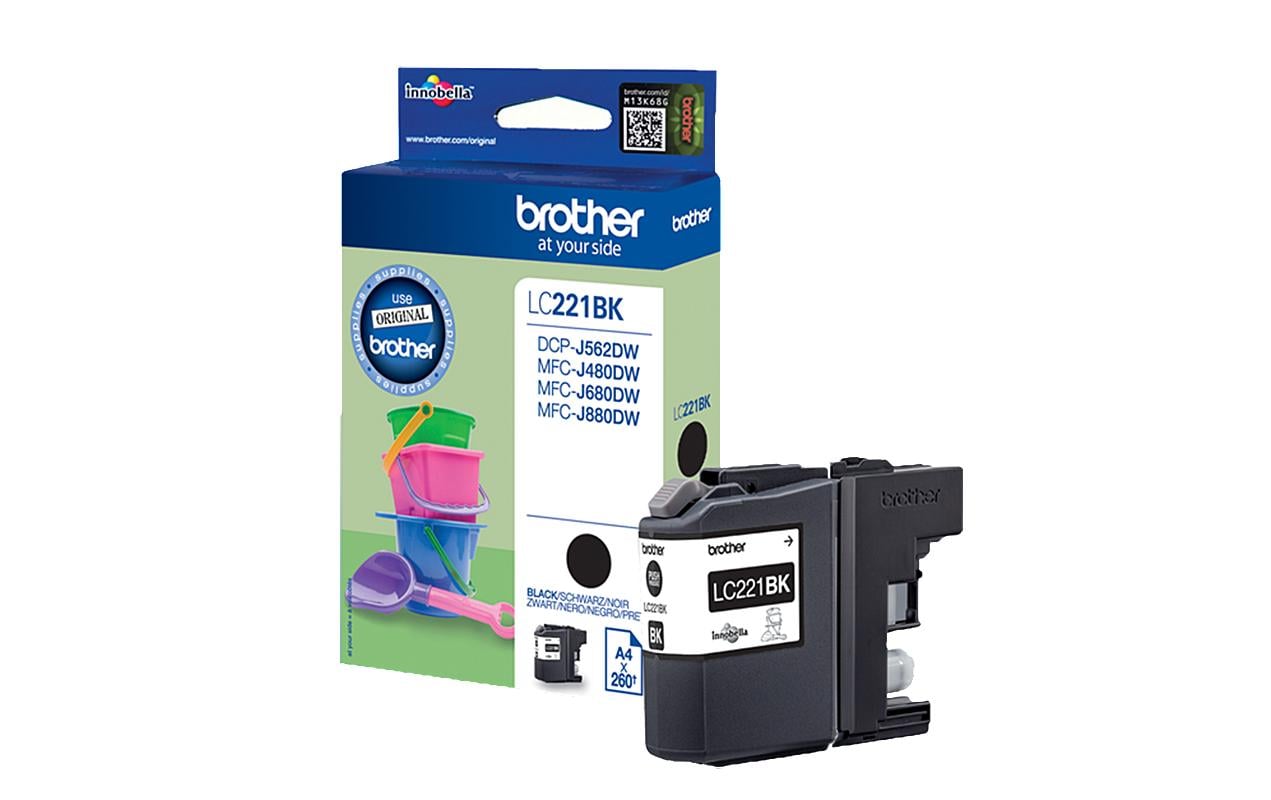 Brother Tinte LC-221BK Black