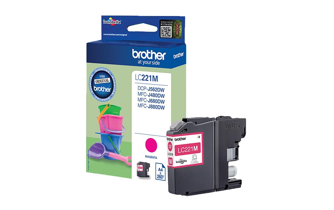 Brother Tinte LC-221M Magenta