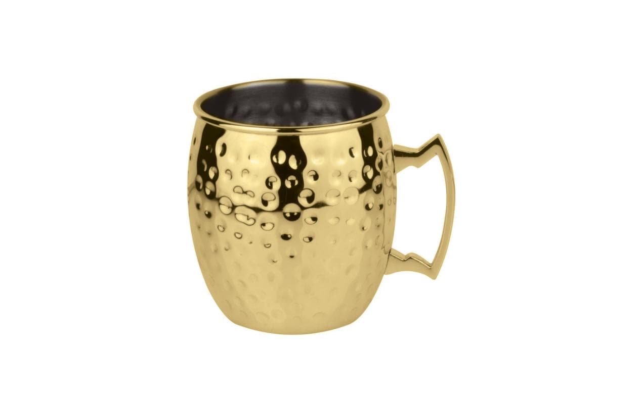 Paderno Cocktailbecher Moscow Mule 500 ml, 1 Stück, Gold