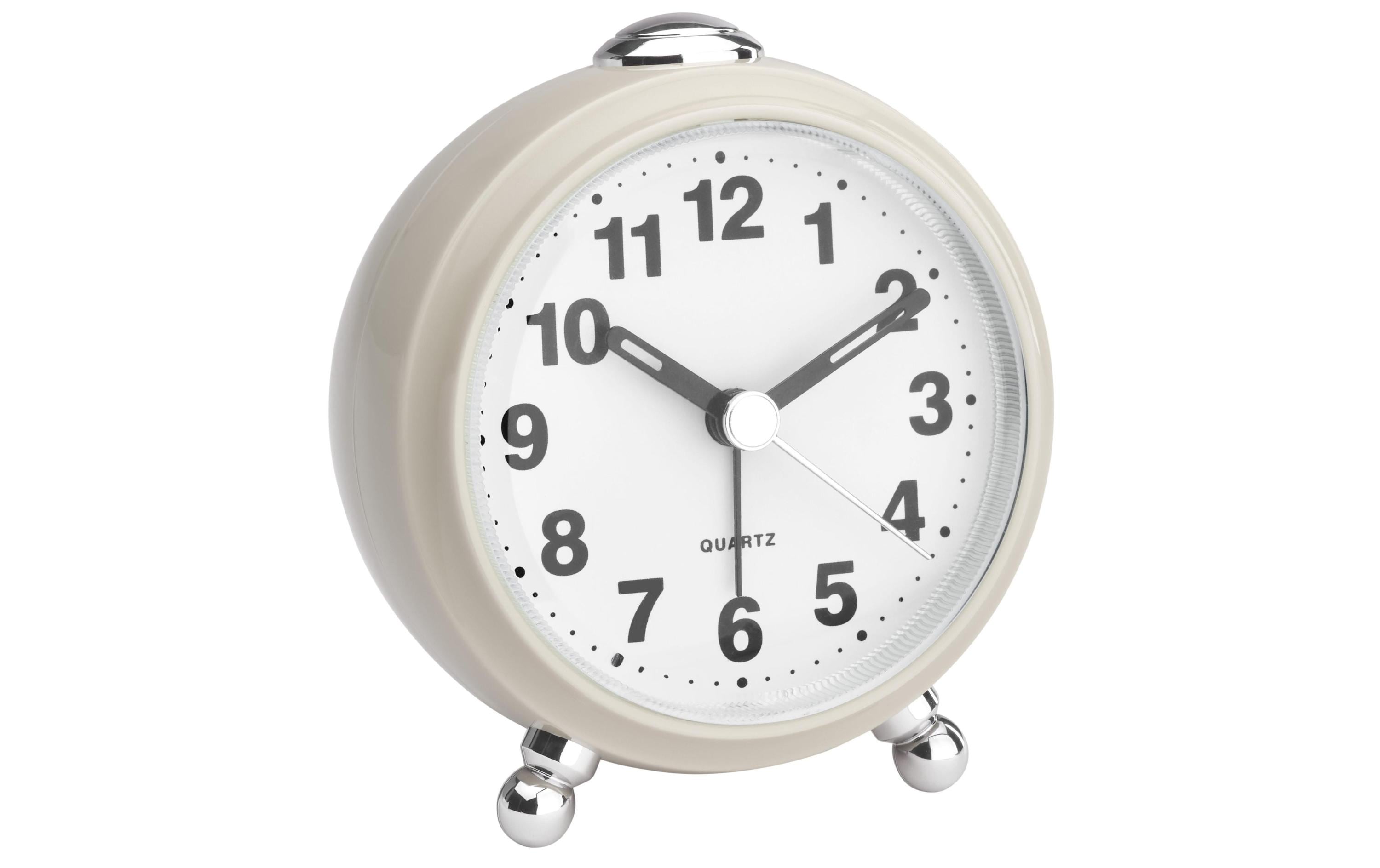 TFA Dostmann Klassischer Wecker Beige