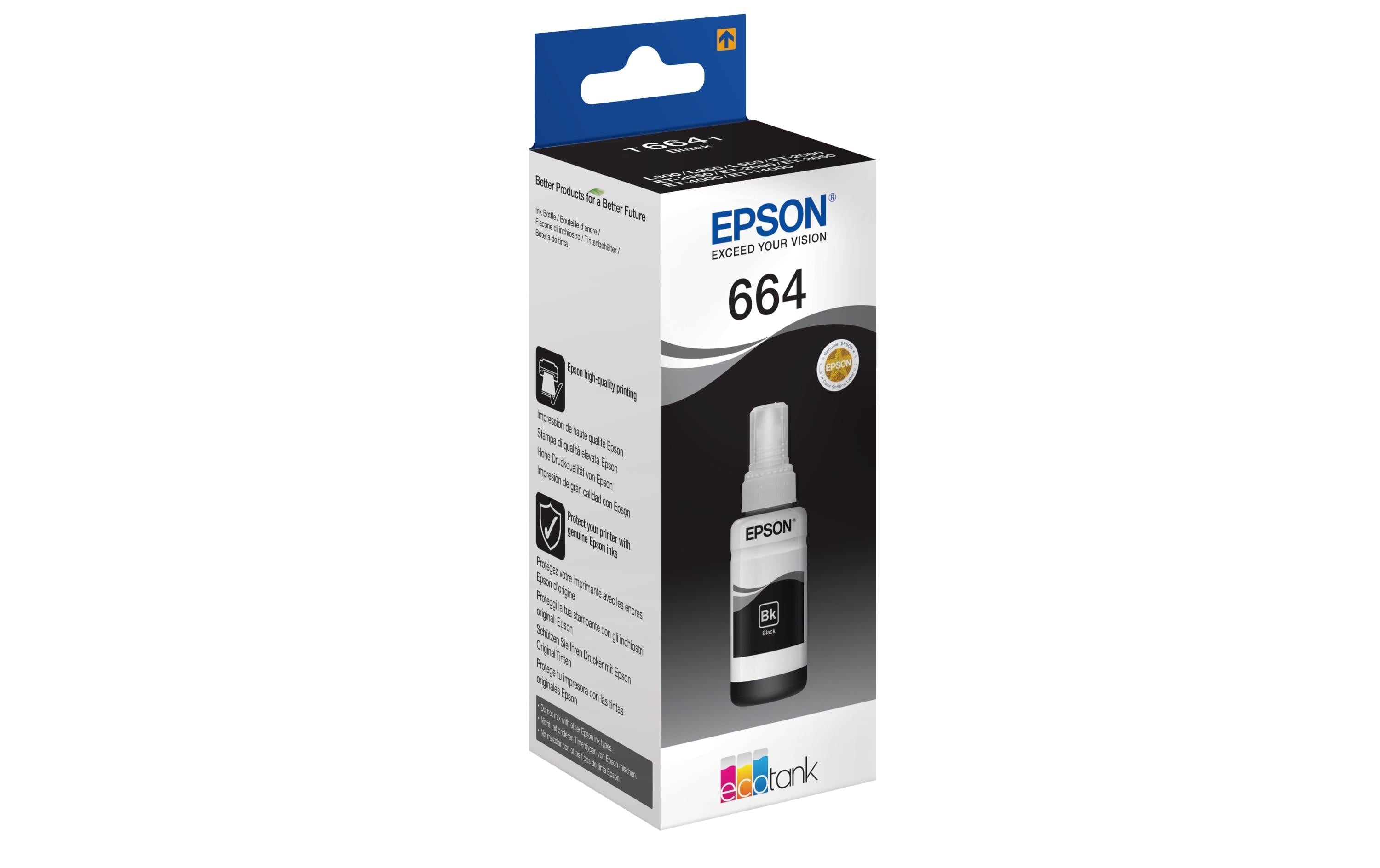 Epson Tinte Nr. 664 / C13T664140 Black