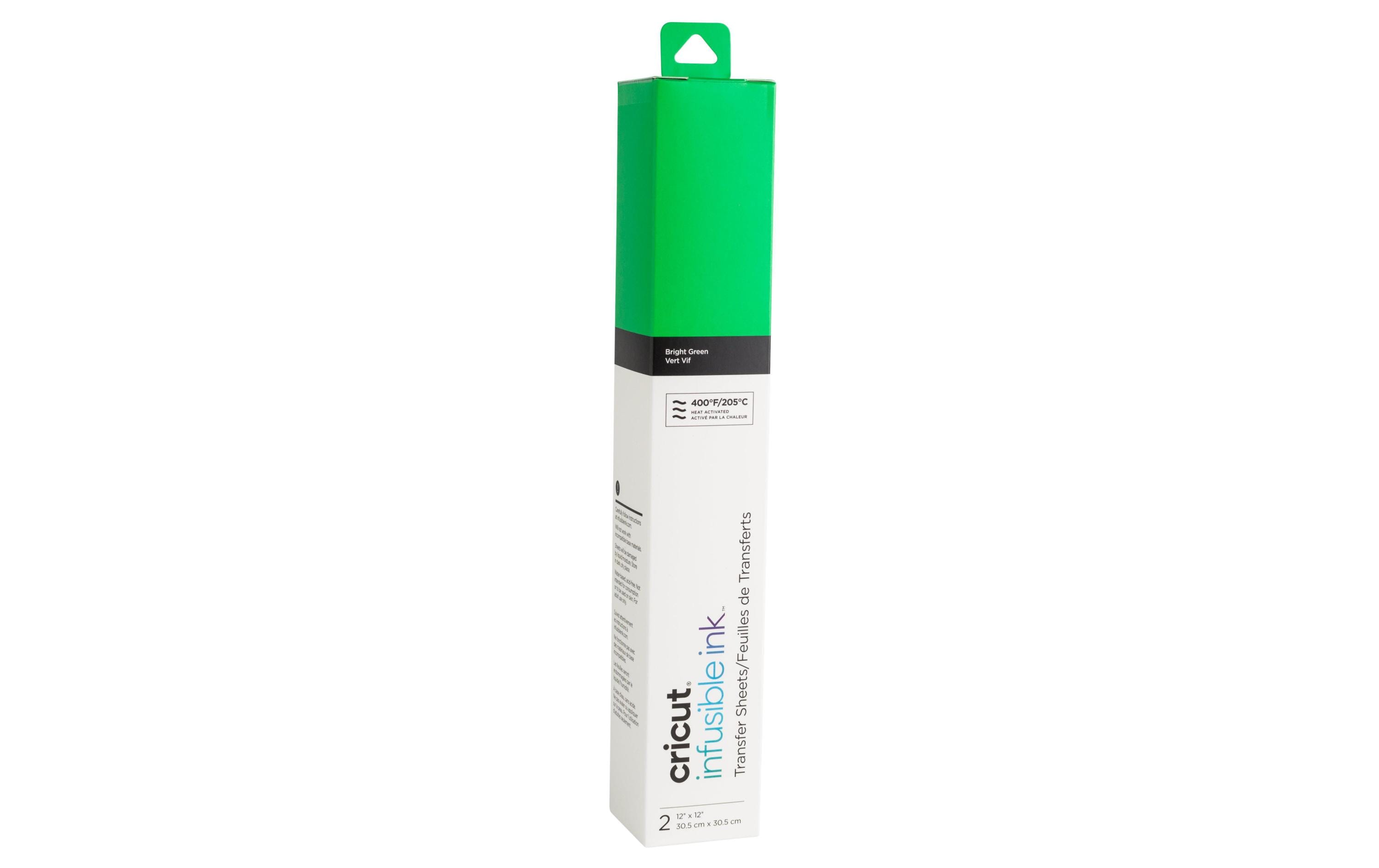Cricut Aufbügelfolie Infusible Ink, 30.5 x 30.5 cm, 2 Stück, Grün