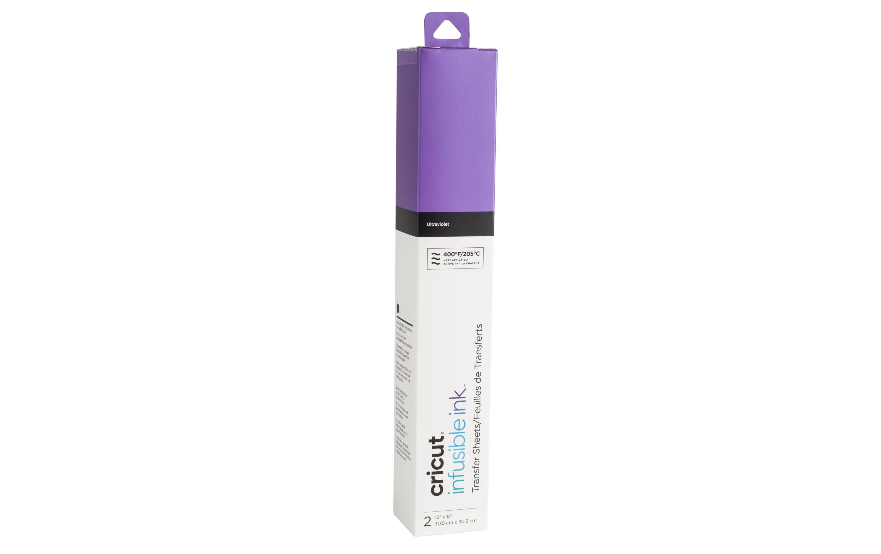 Cricut Aufbügelfolie Infusible Ink 2 Stück, Violett