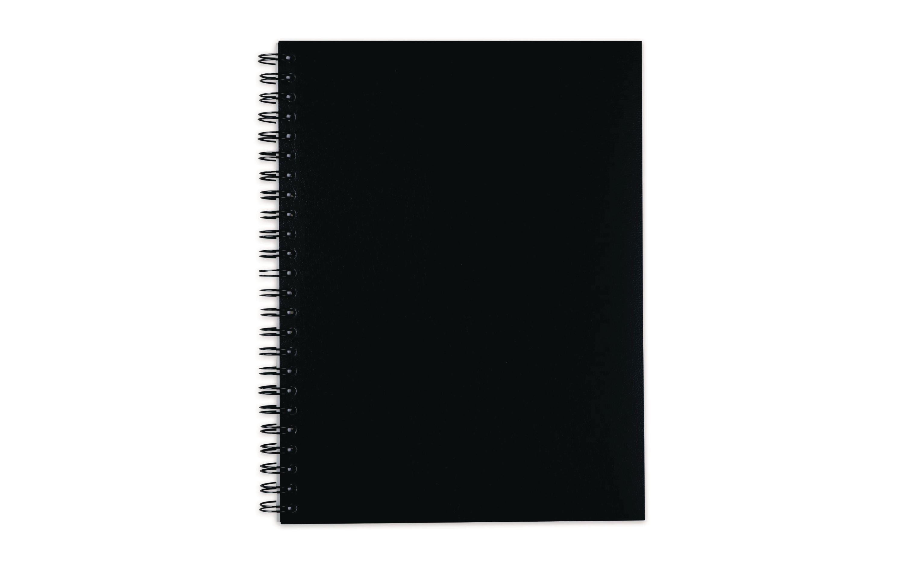 ELCO Collegeblock A5 5 mm kariert Schwarz, 1 Stück