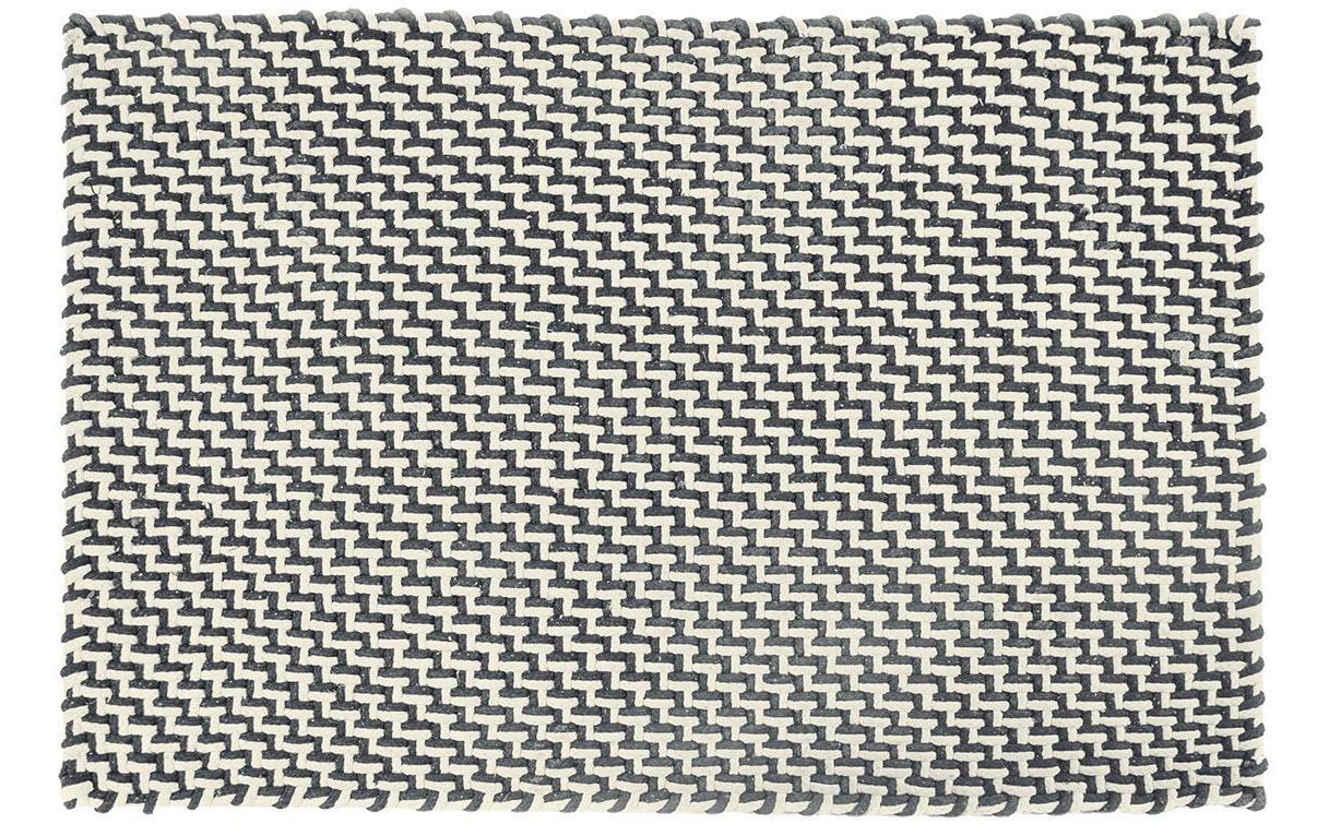 pad Fussmatte Pool In/Outdoor 52 cm x 72 cm, Stein-Weiss