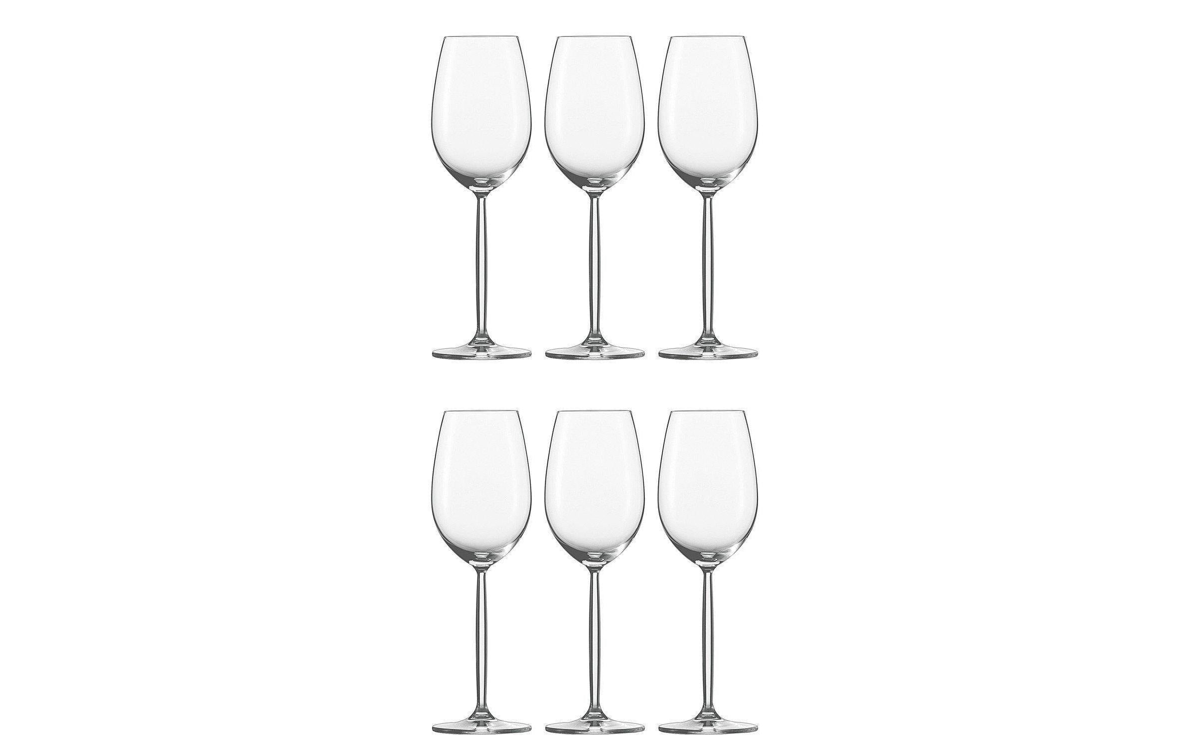 Schott Zwiesel Weissweinglas Diva 300 ml, 6 Stück, Transparent