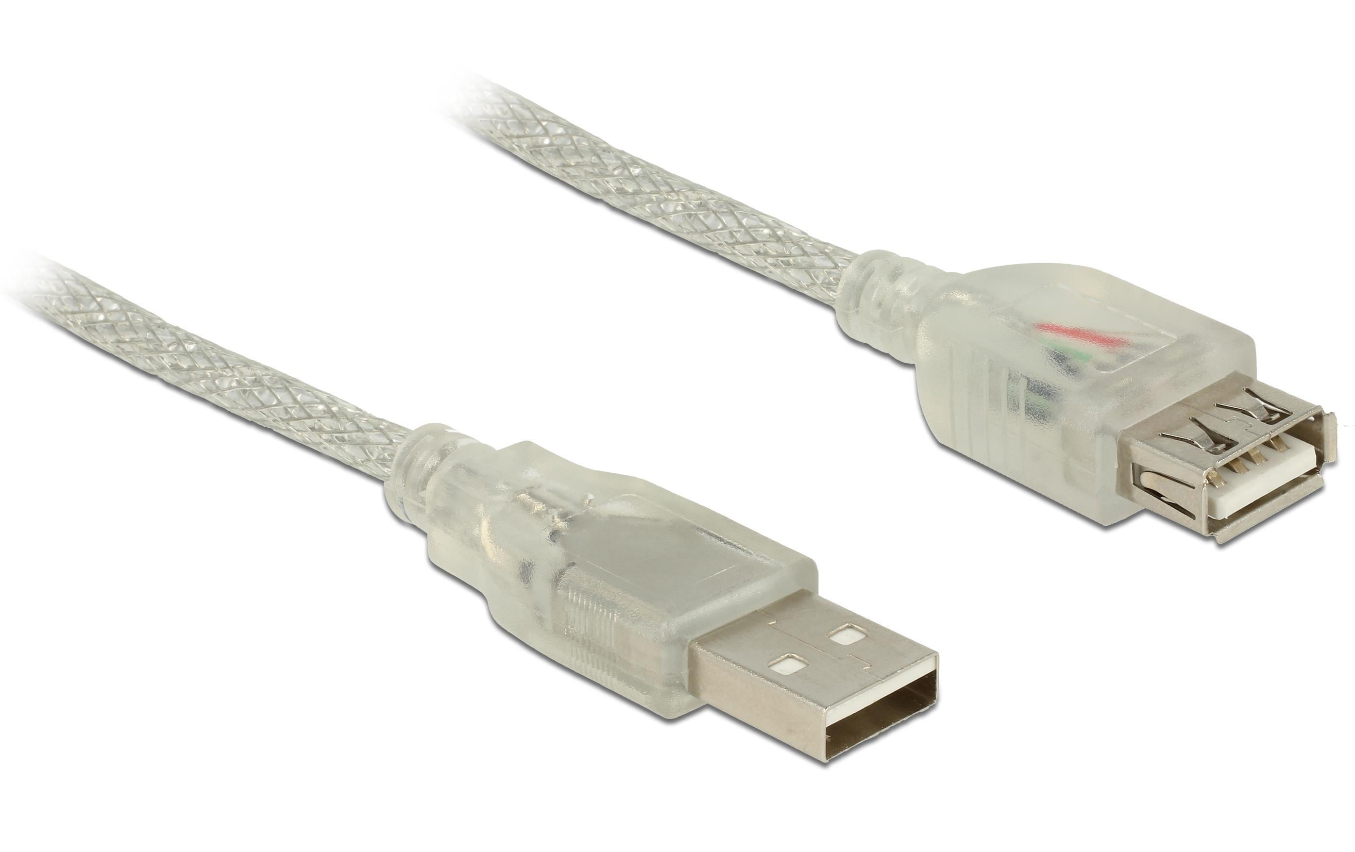 Delock USB 2.0-Verlängerungskabel  USB A - USB A 3 m