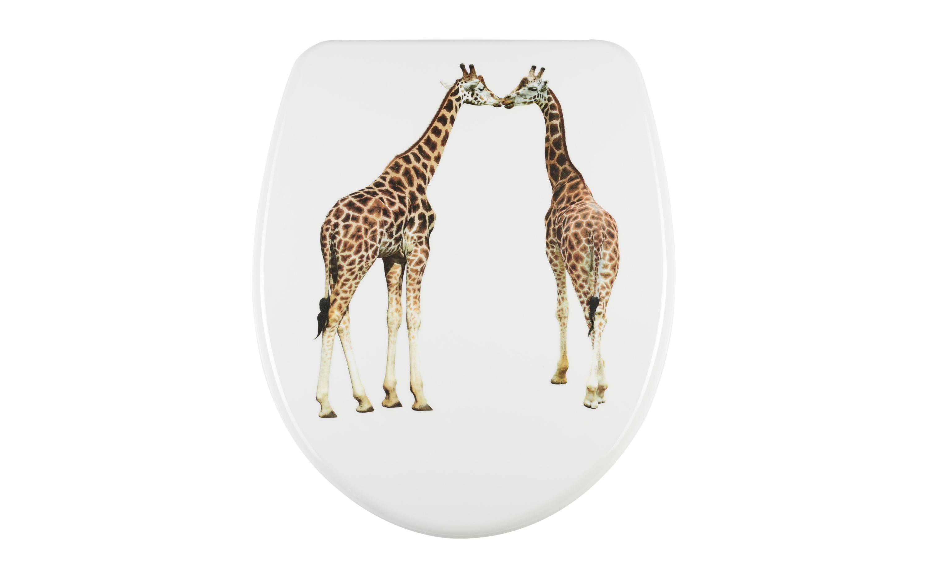 diaqua® Toilettensitz Nice Giraffe Absenkautomatik, Weiss