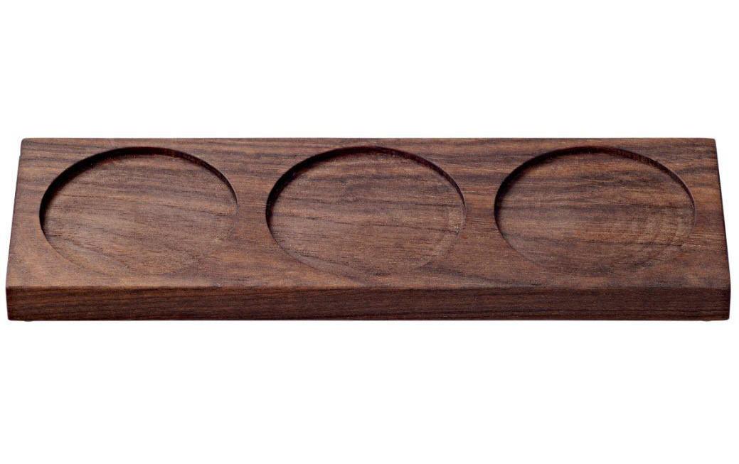Crushgrind Untersetzer für Gewürzmühle Walnut Braun
