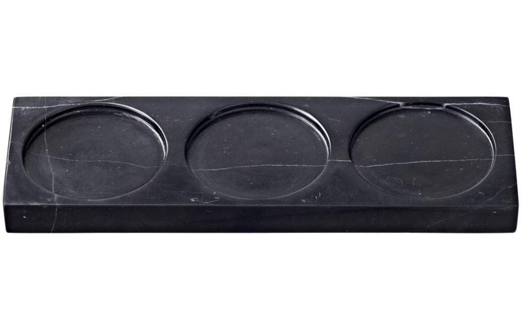 Crushgrind Untersetzer für Gewürzmühle Marble Schwarz