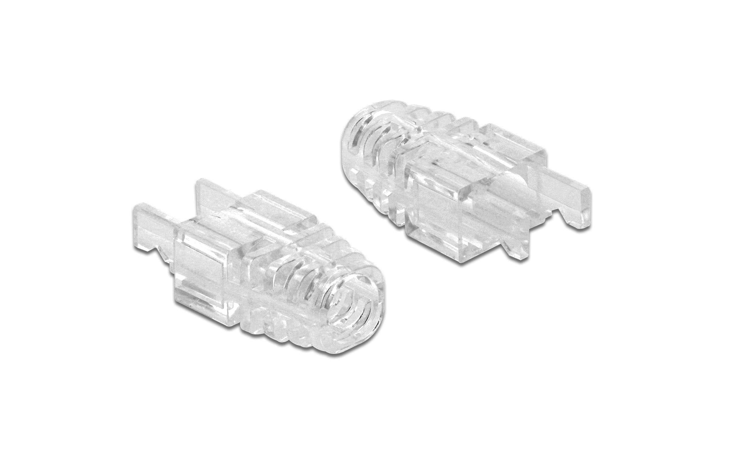 Delock Knickschutztülle RJ45 Transparent, 20 Stück