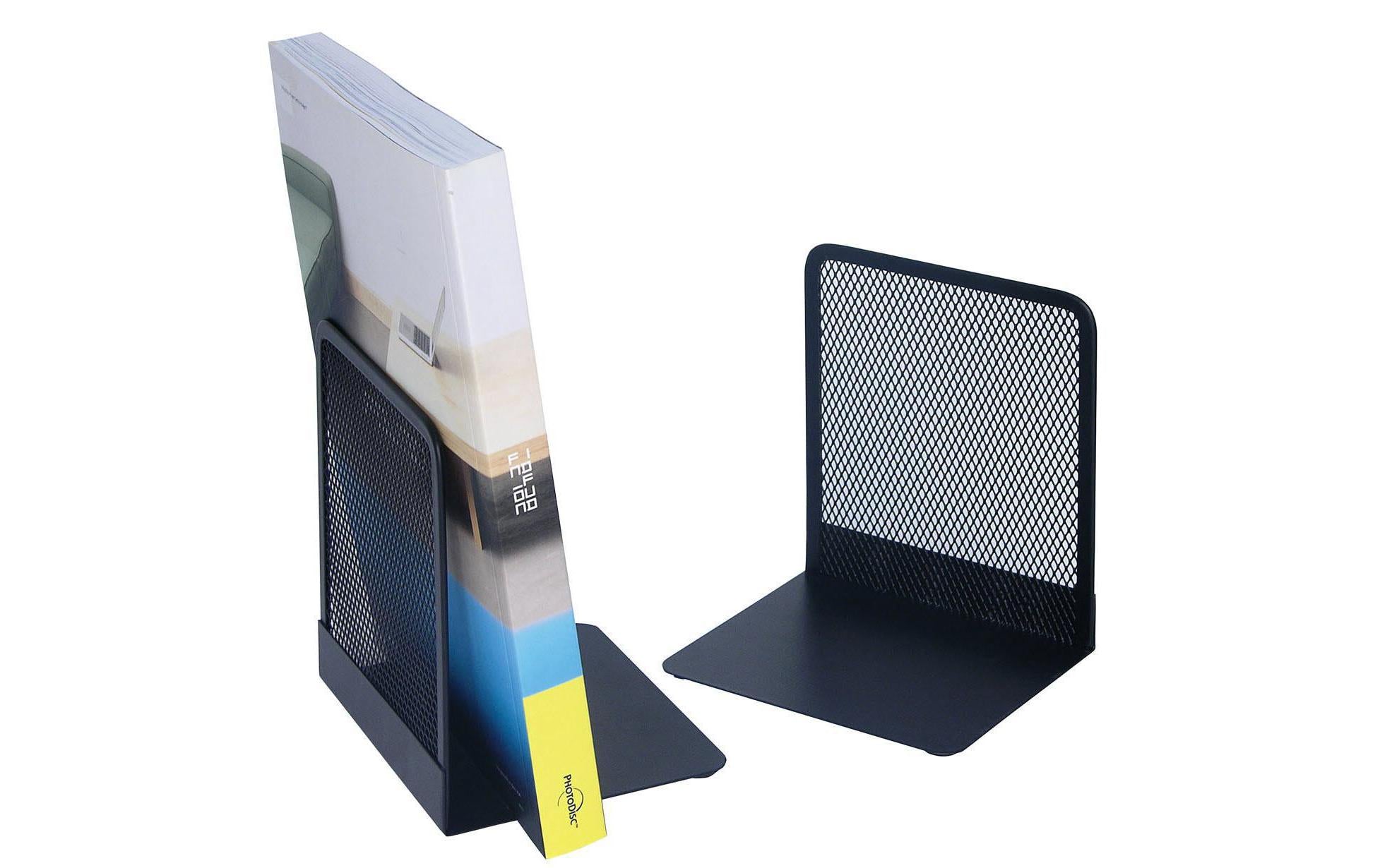 WEDO Buchstützen-Set Office  Schwarz, 2 Stück