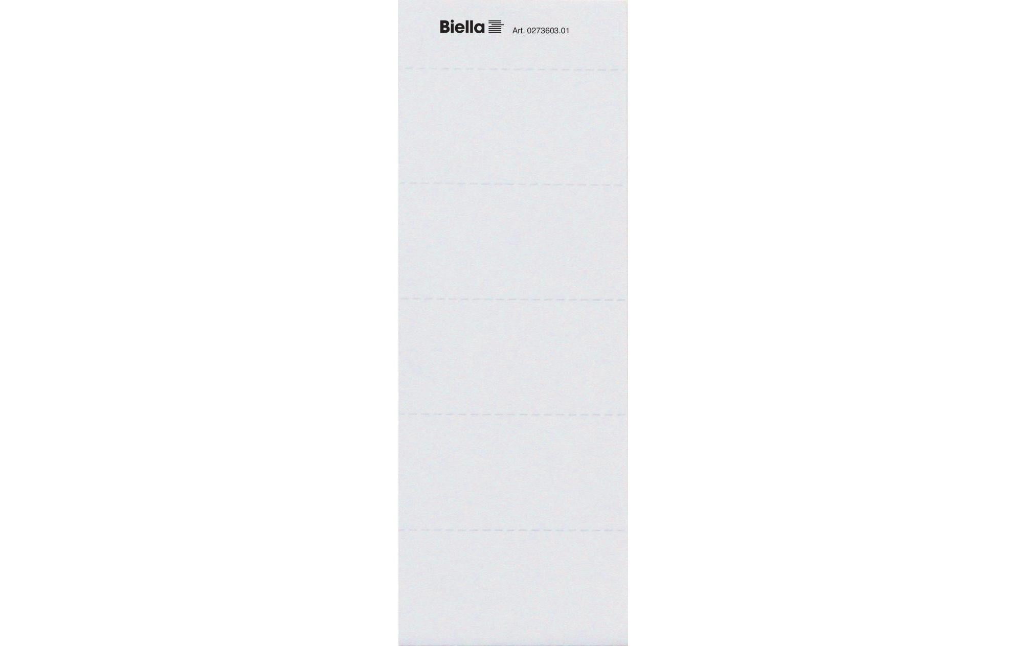 Biella Hängeregister Etiketten 60 x 30 mm , 50 Stück