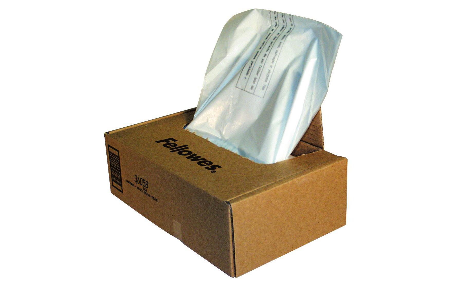 Fellowes Abfallsäcke für Aktenvernichter 425ci und 485ci  50 Stück