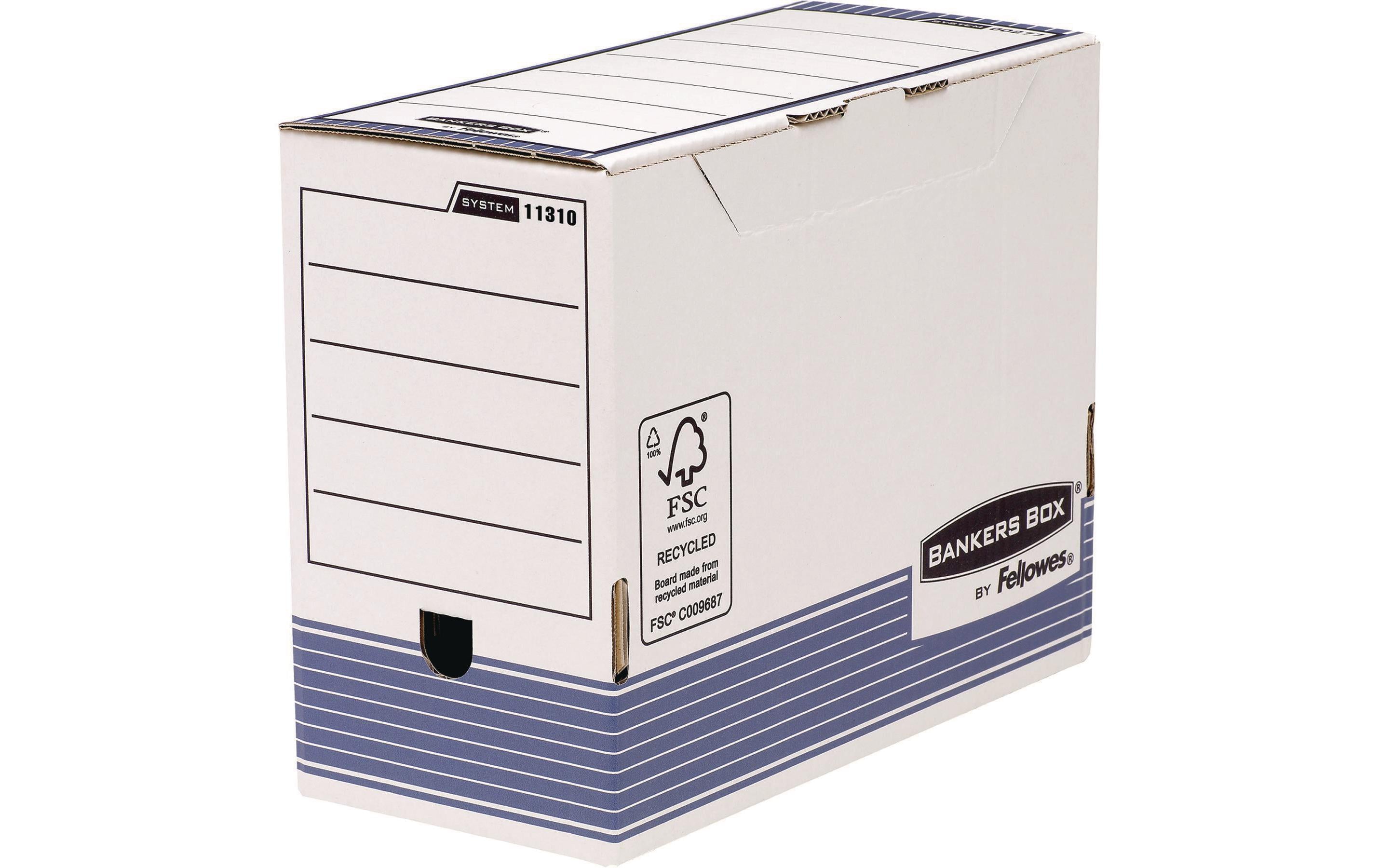 Fellowes Archivschachtel Bankersbox System A4+ 15 cm 10 Stück
