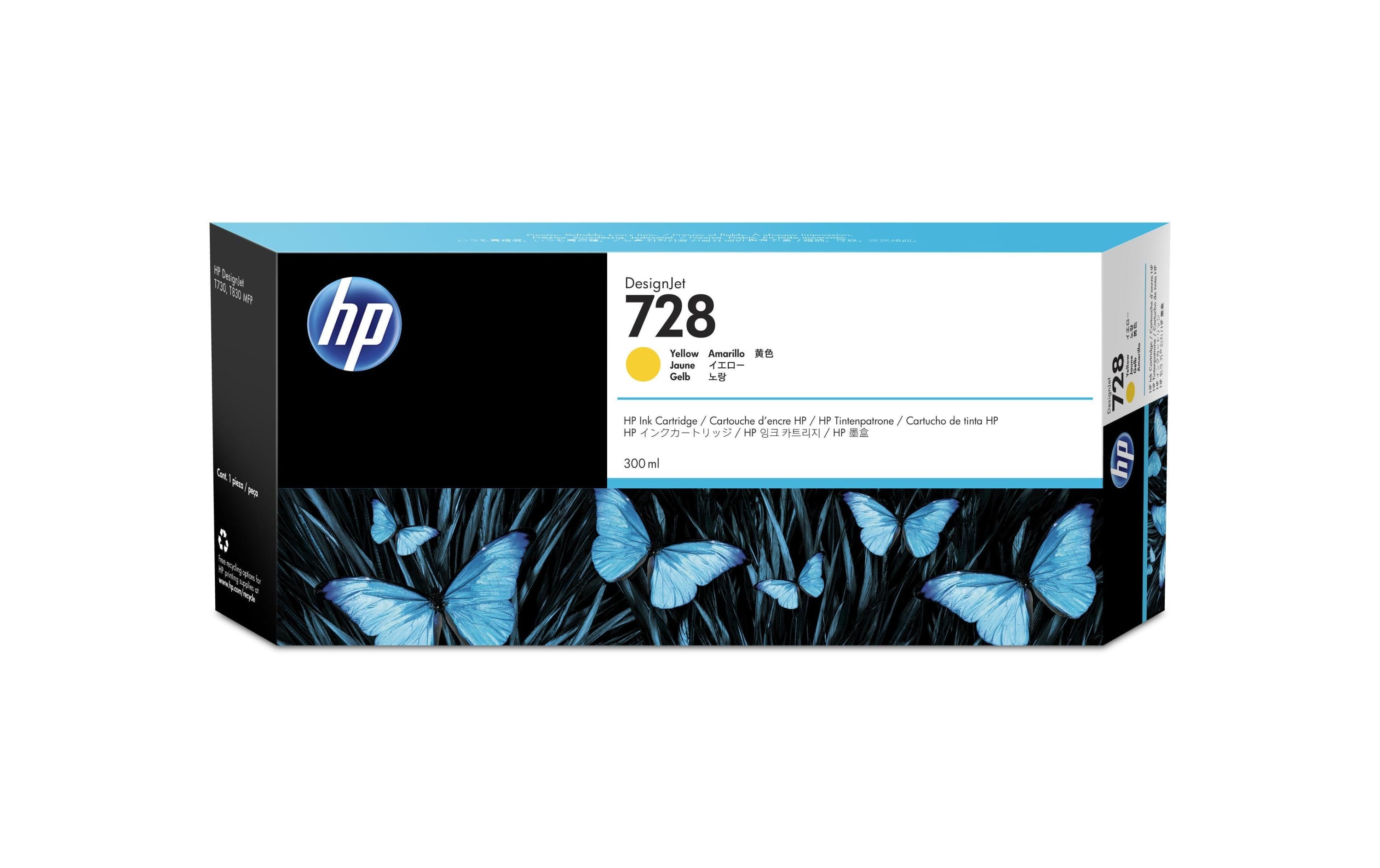 HP Tinte Nr. 728 (F9K15A) Yellow