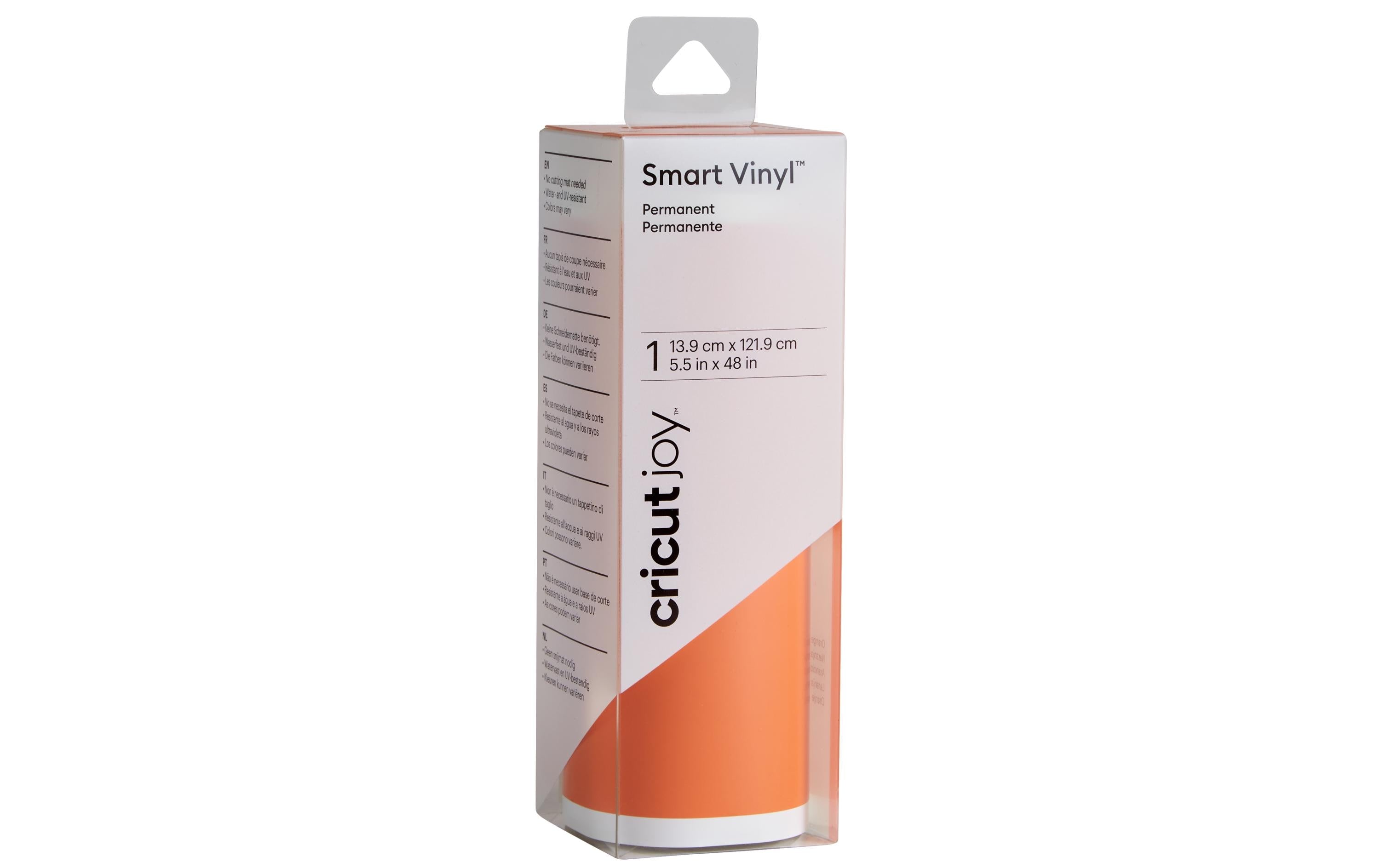 Cricut Vinylfolie Joy 13.9 cm x 121.9 cm Permanent, Orange