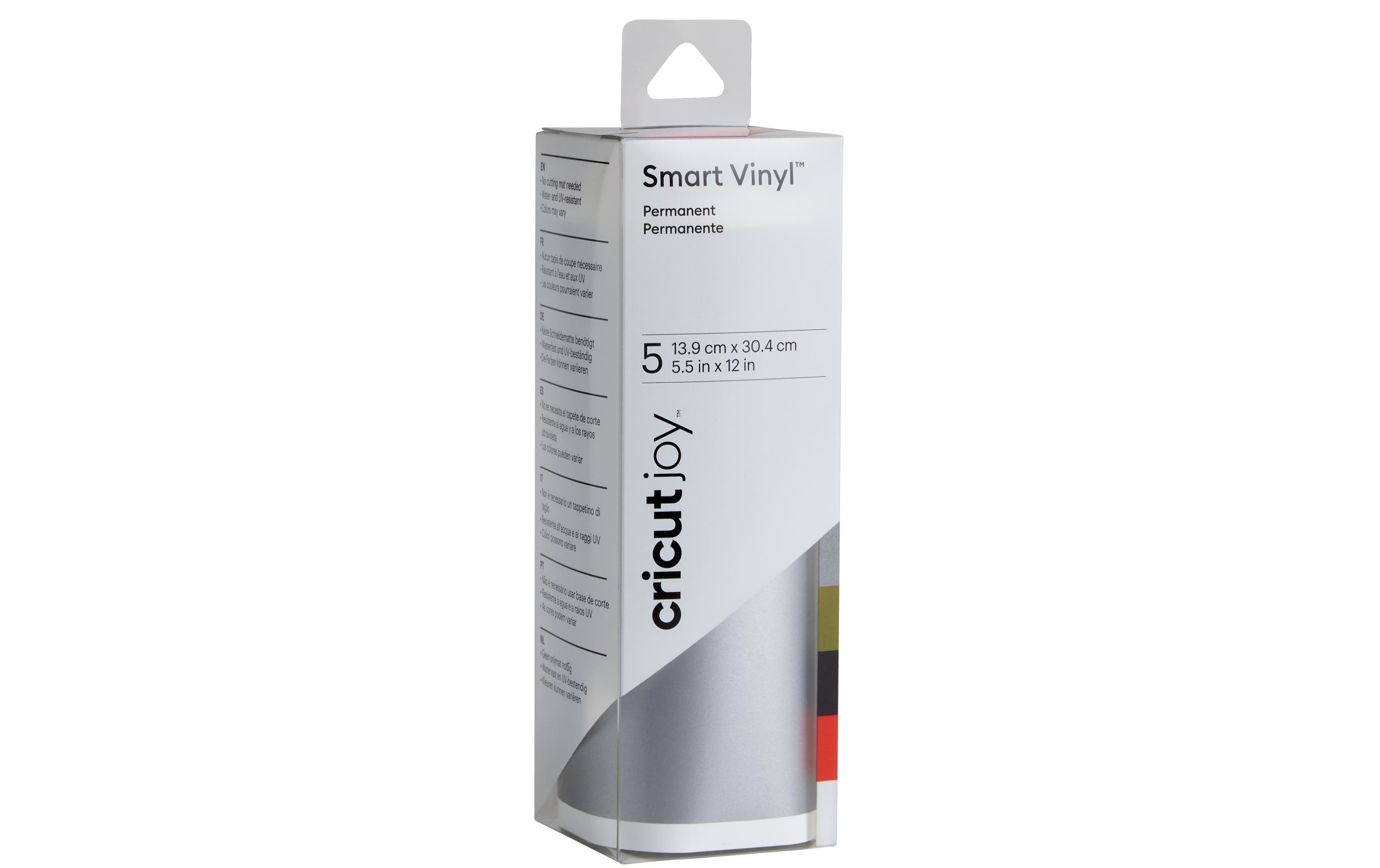 Cricut Vinylfolie Joy 13.9 cm x 30.4 cm Permanent 5 Farben
