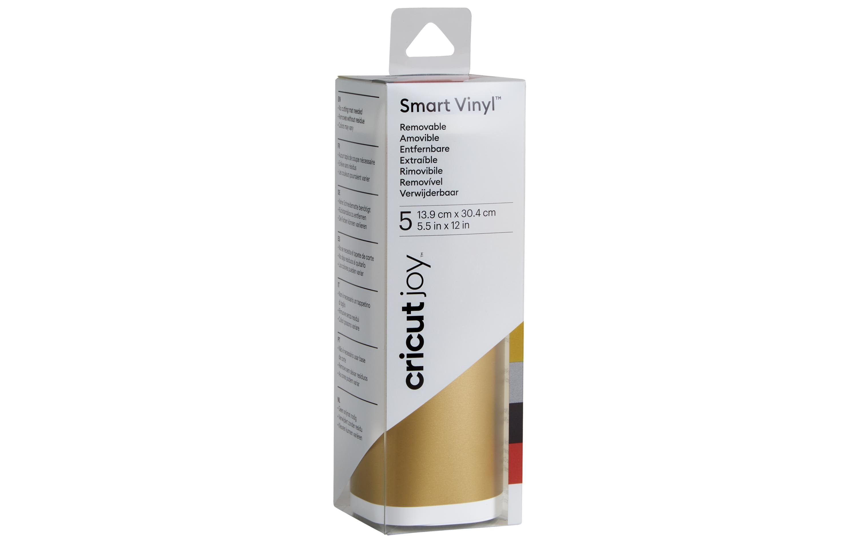 Cricut Vinylfolie Joy  Ablösbar, Mehrfarbig
