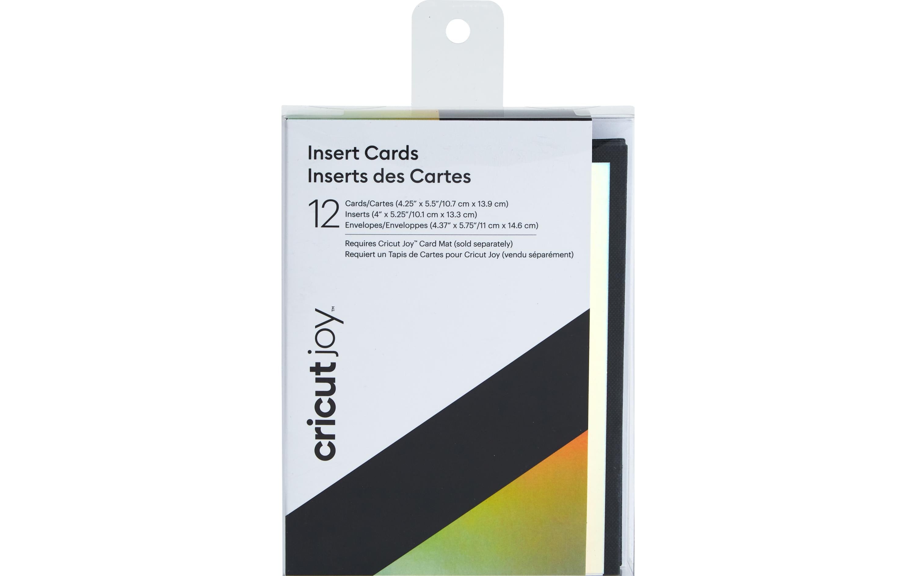 Cricut Blankokarte Joy Schwarz/Silber