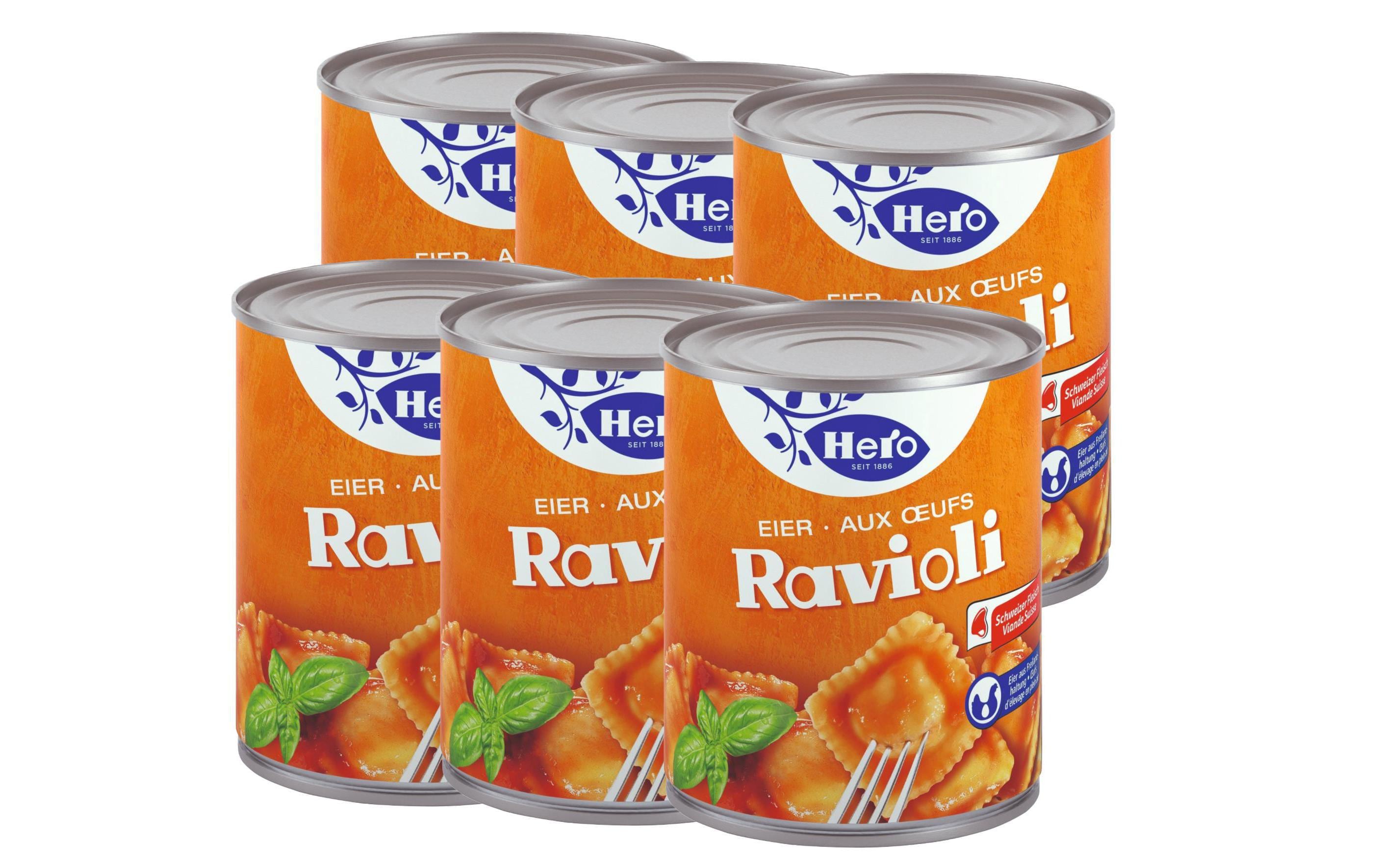 Hero Dose Eier Ravioli 6 x 870 g