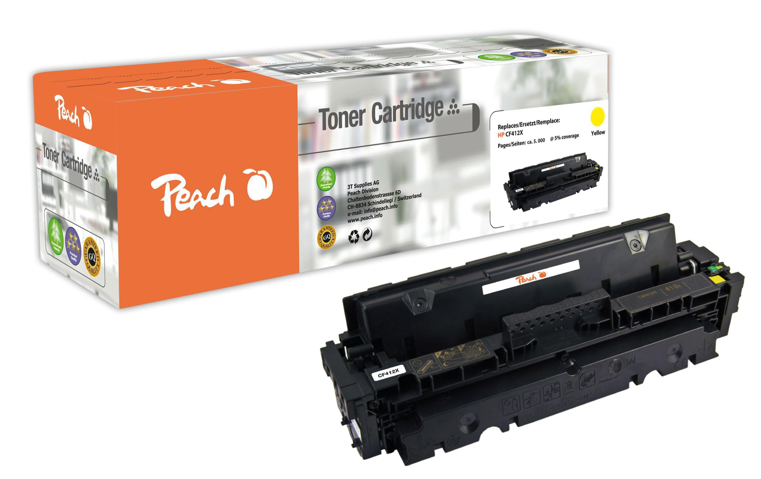 Peach Toner HP Nr. 410X (CF412X) Yellow