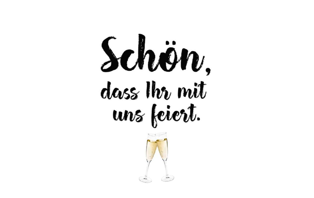 Braun + Company Papierservietten Schön, dass ihr mit uns feiert 20 Stück