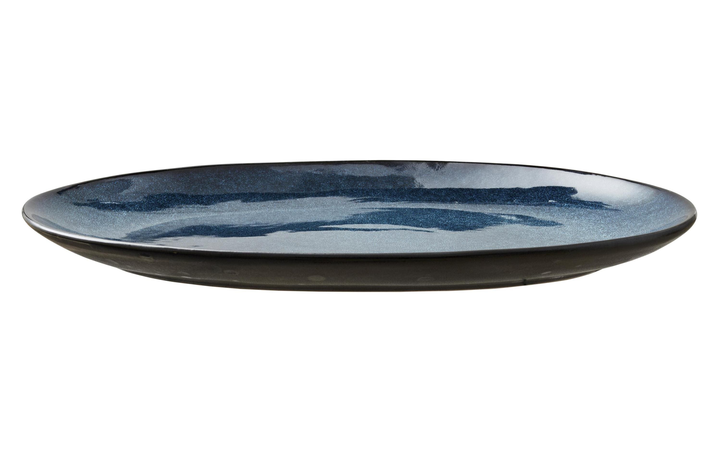 Bitz Servierplatte 36 x 25 cm Schwarz/Dunkelblau