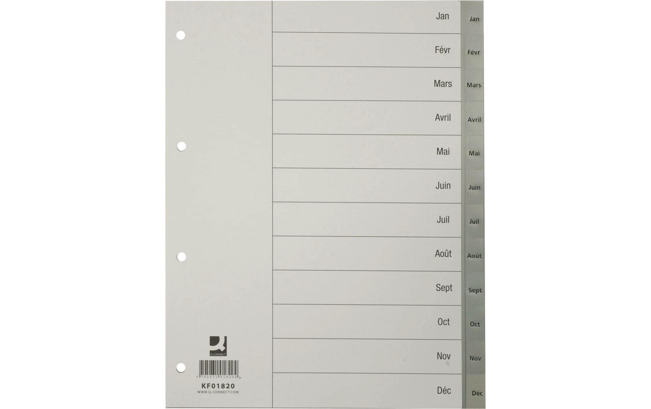 CONNECT Register A4, Jan-Déc