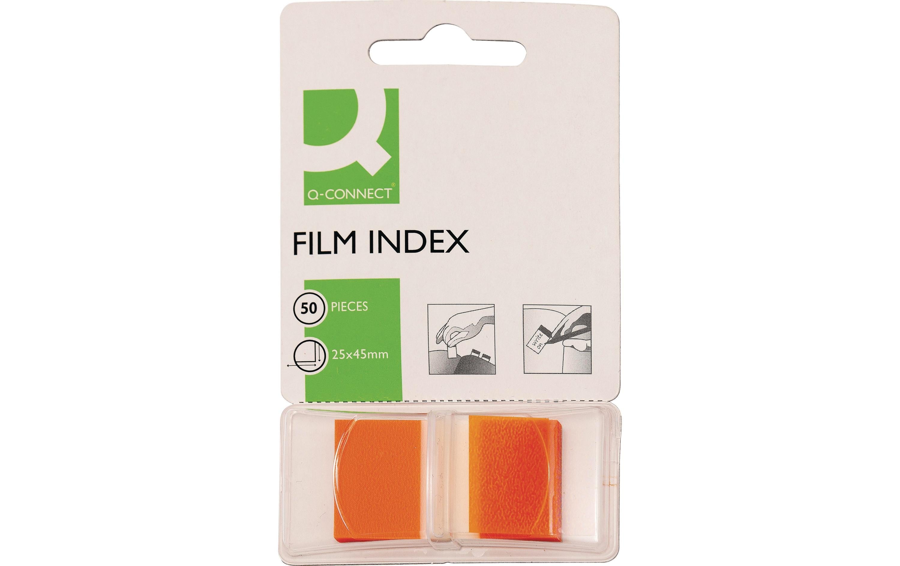 CONNECT Page Marker Index Orange, 50 Stück