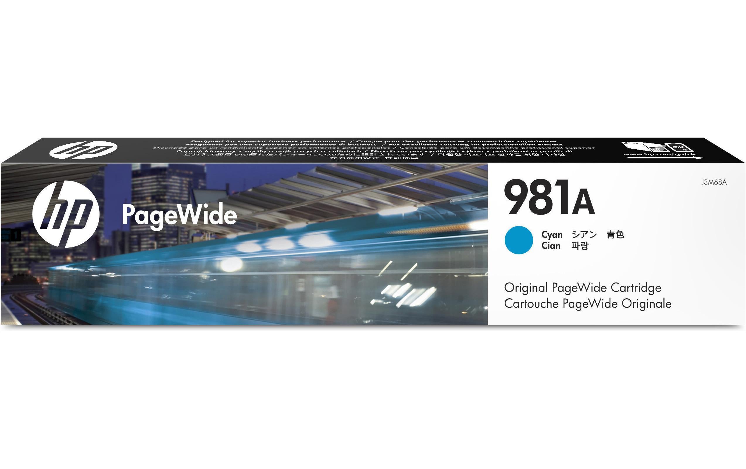 HP Tinte Nr. 981A (J3M68A) Cyan