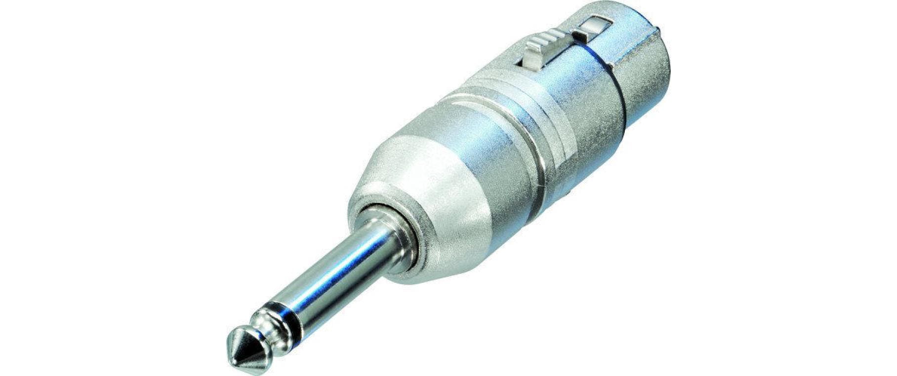 Neutrik Audio-Adapter NA2FP XLR 3 Pole, female - Klinke 6.3 mm, male