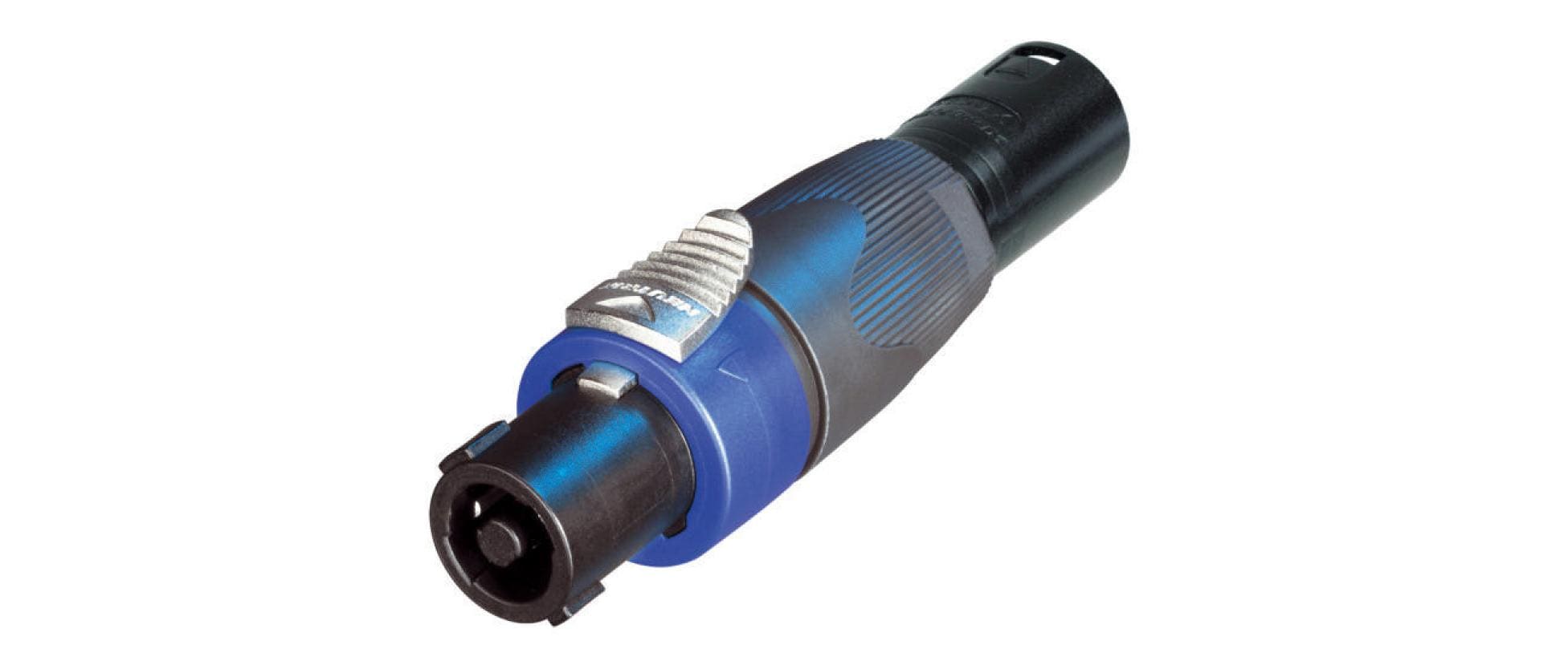 Neutrik Audio-Adapter NA4FX-M Speakon - XLR 3 Pole, male