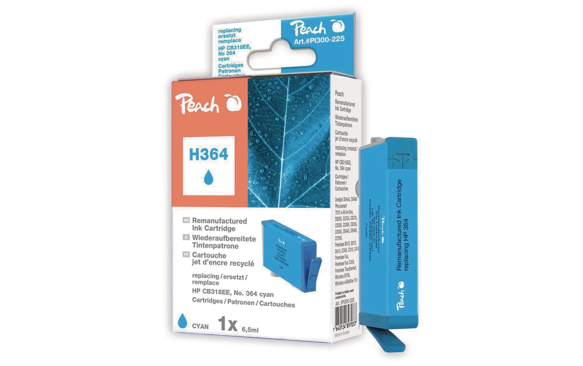 Peach Tinte HP Nr. 364 (CB318EE) Cyan