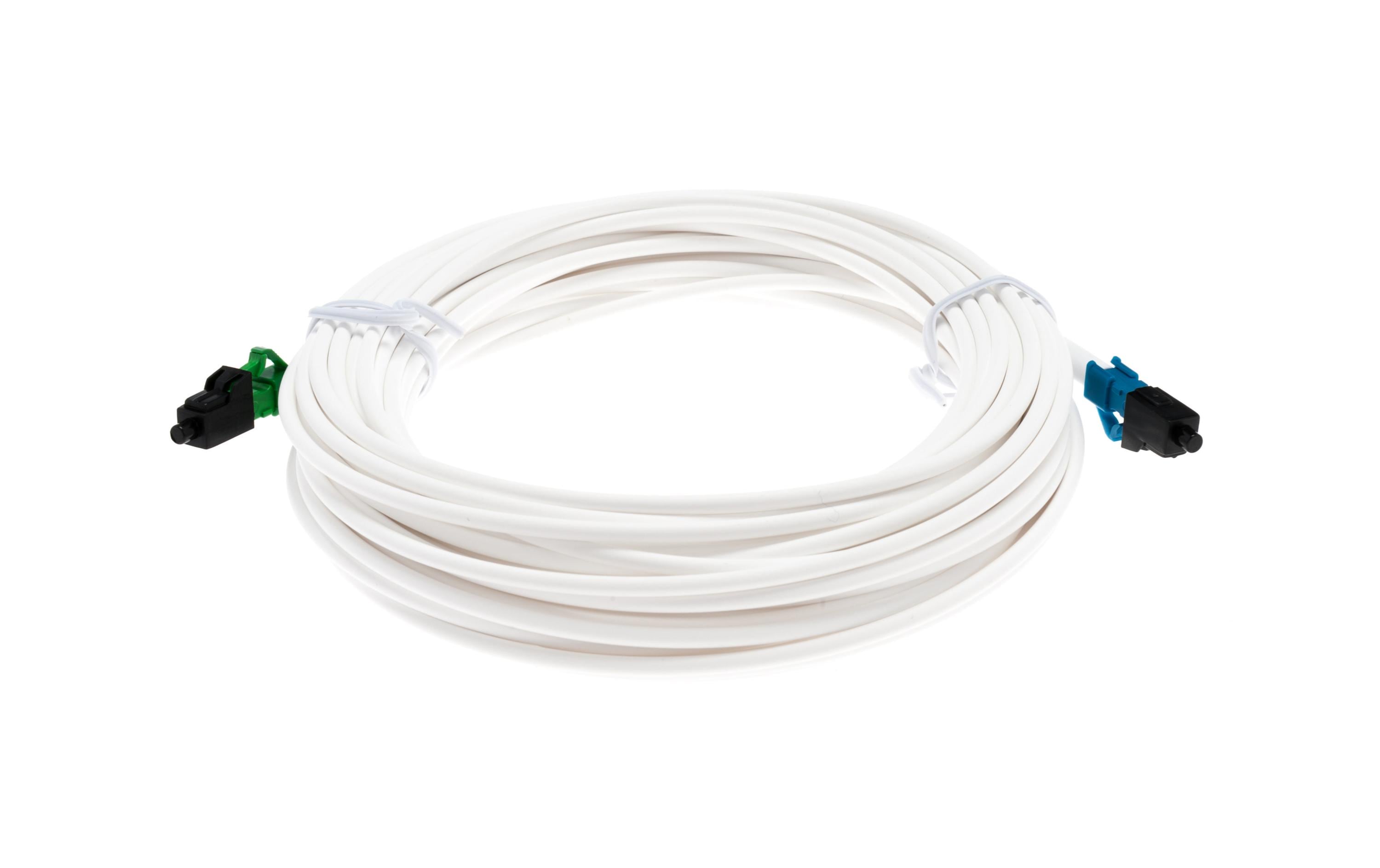 Swisscom LWL-Anschlusskabel SM LC/APC – LC, OS2, Simplex, 10 m