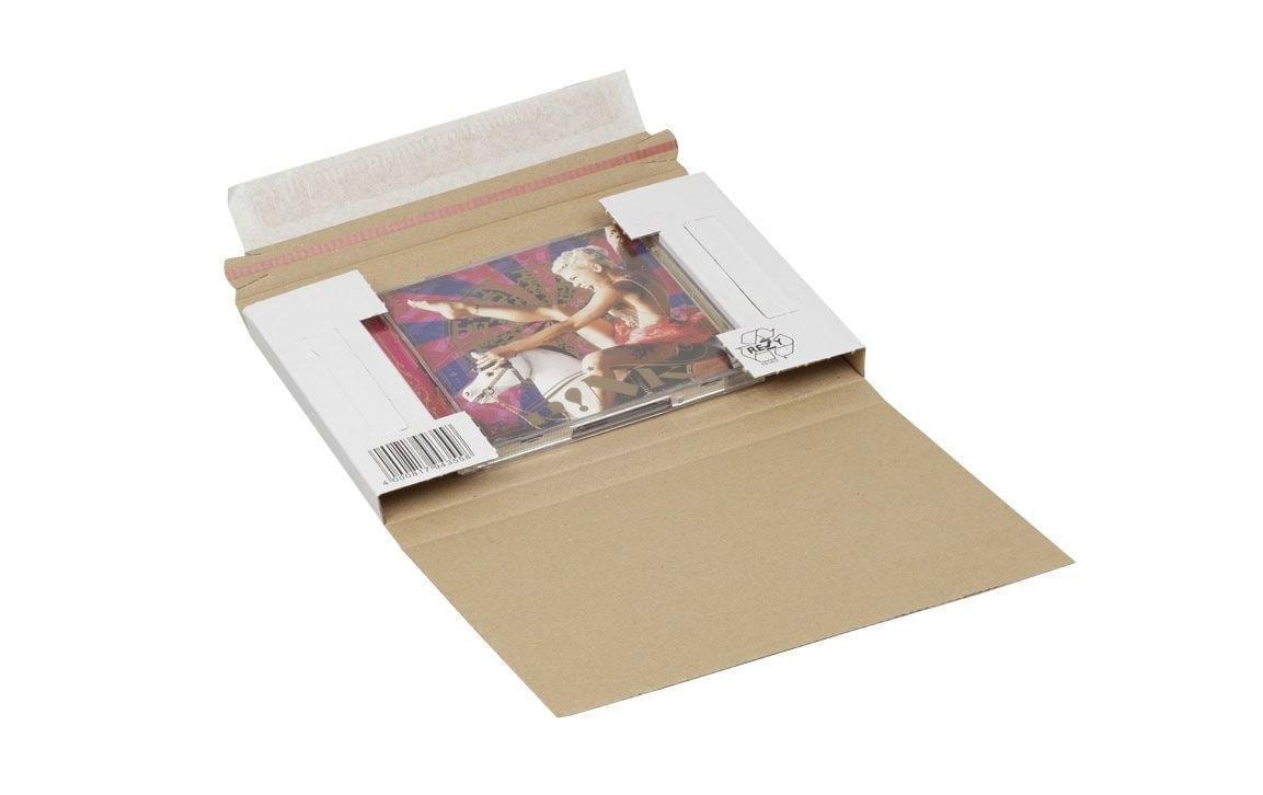 ELCO Versandhülle CD/DVD-Case 22 x 15 x 1.7 cm, 50 Stück