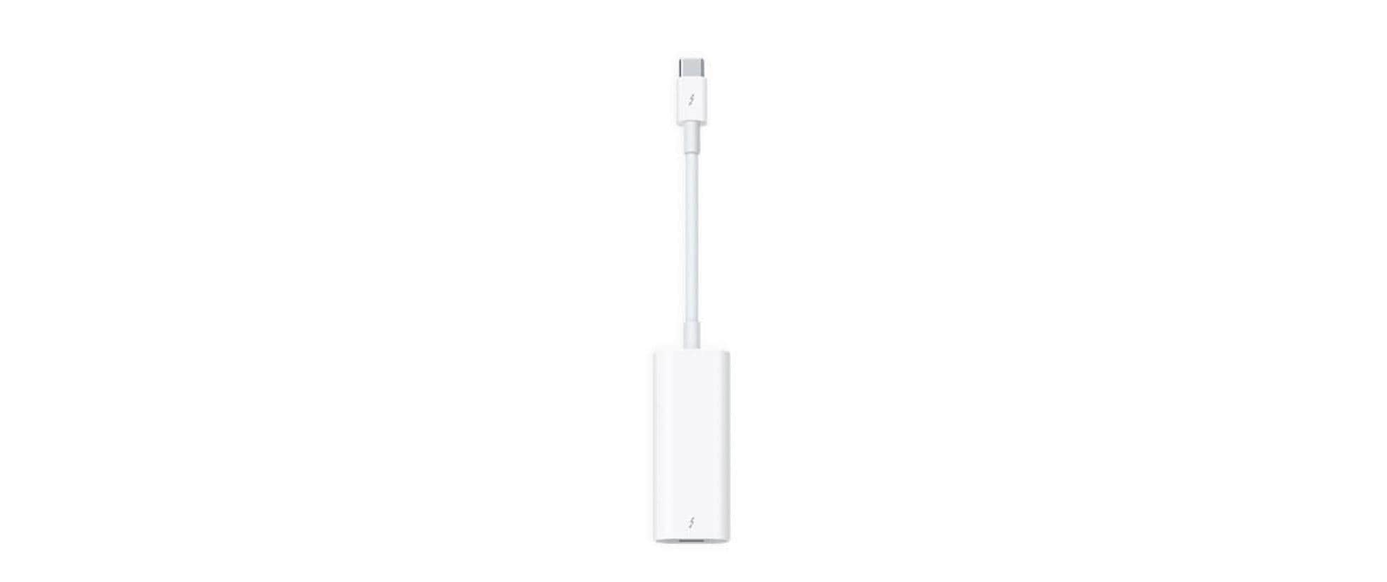 Apple Anschlusskabel Thunderbolt 0.15 m, 20 Gbit/s, Weiss