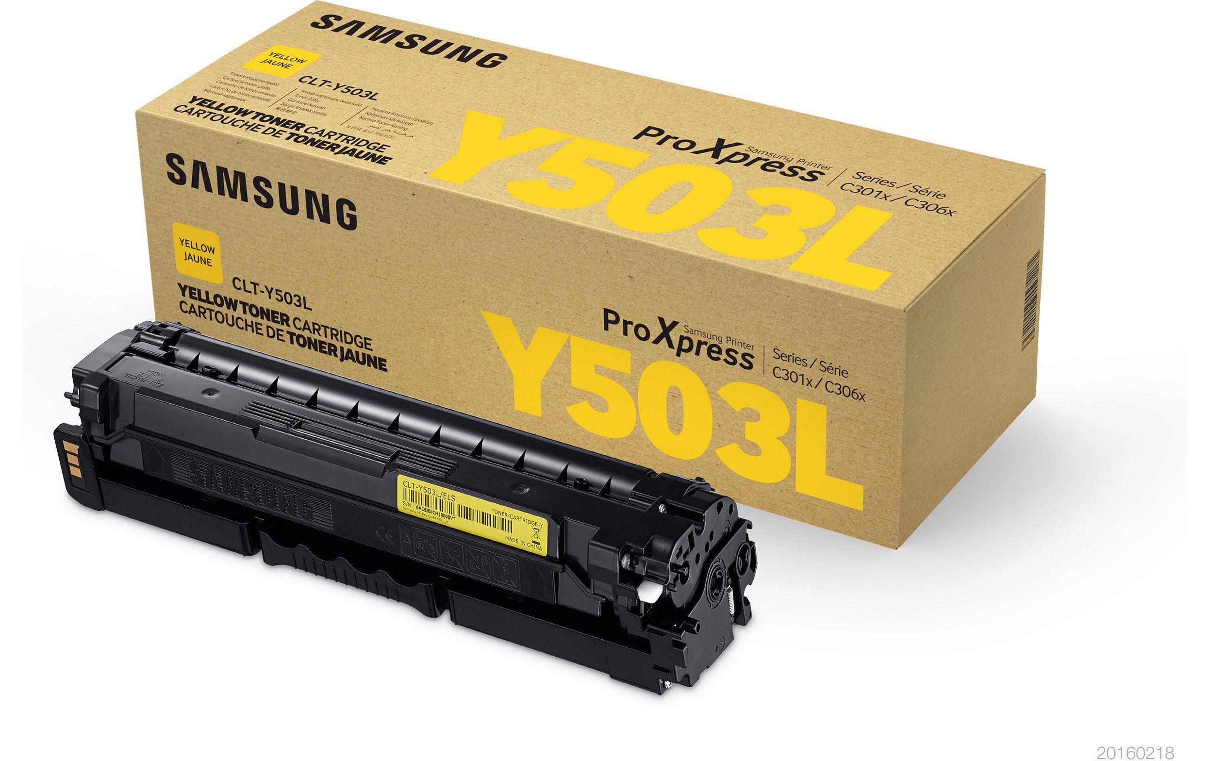 Samsung by HP Toner CLT-Y503L / SU491A Yellow